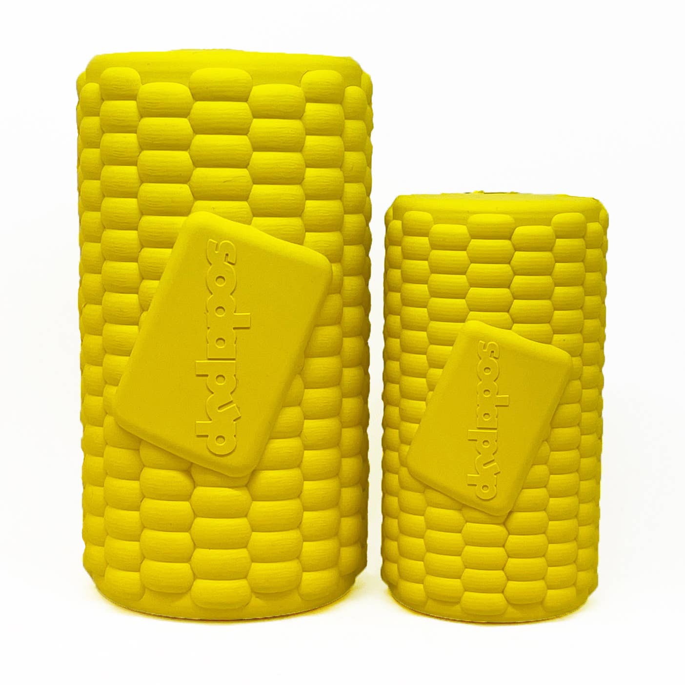 Corn on the Cob Treat Dispenser - Yellow: Medium