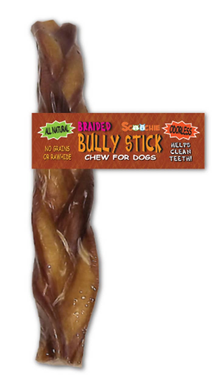 6 Inch Braided Bully Stick
