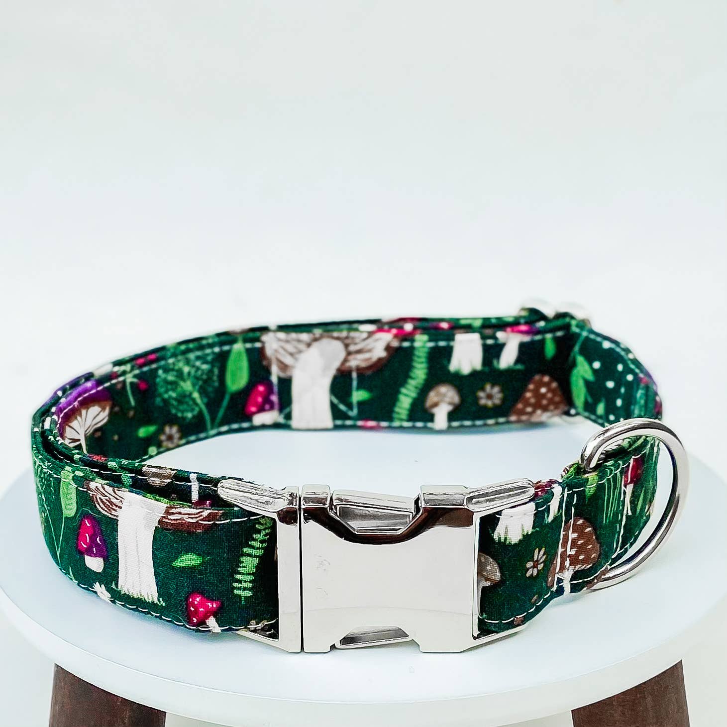 Doggish Foraging Mushrooms Forest Dog Collar