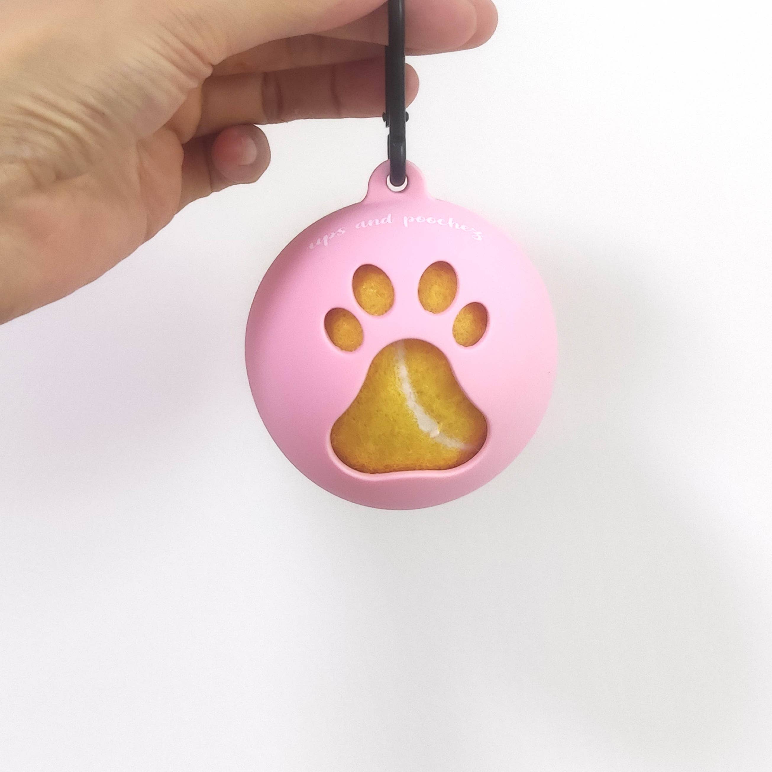 Dog Tennis Ball Holder-Pink