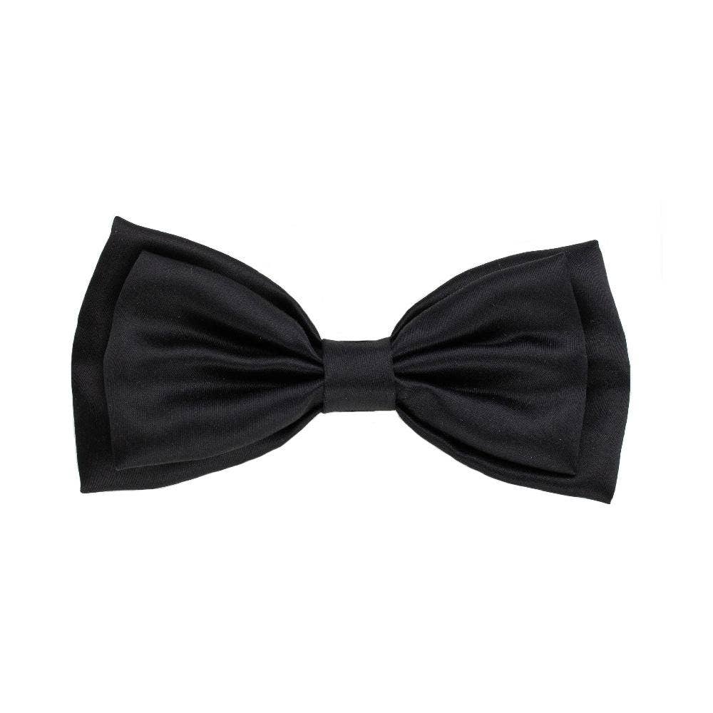 Bow Tie Black Satin