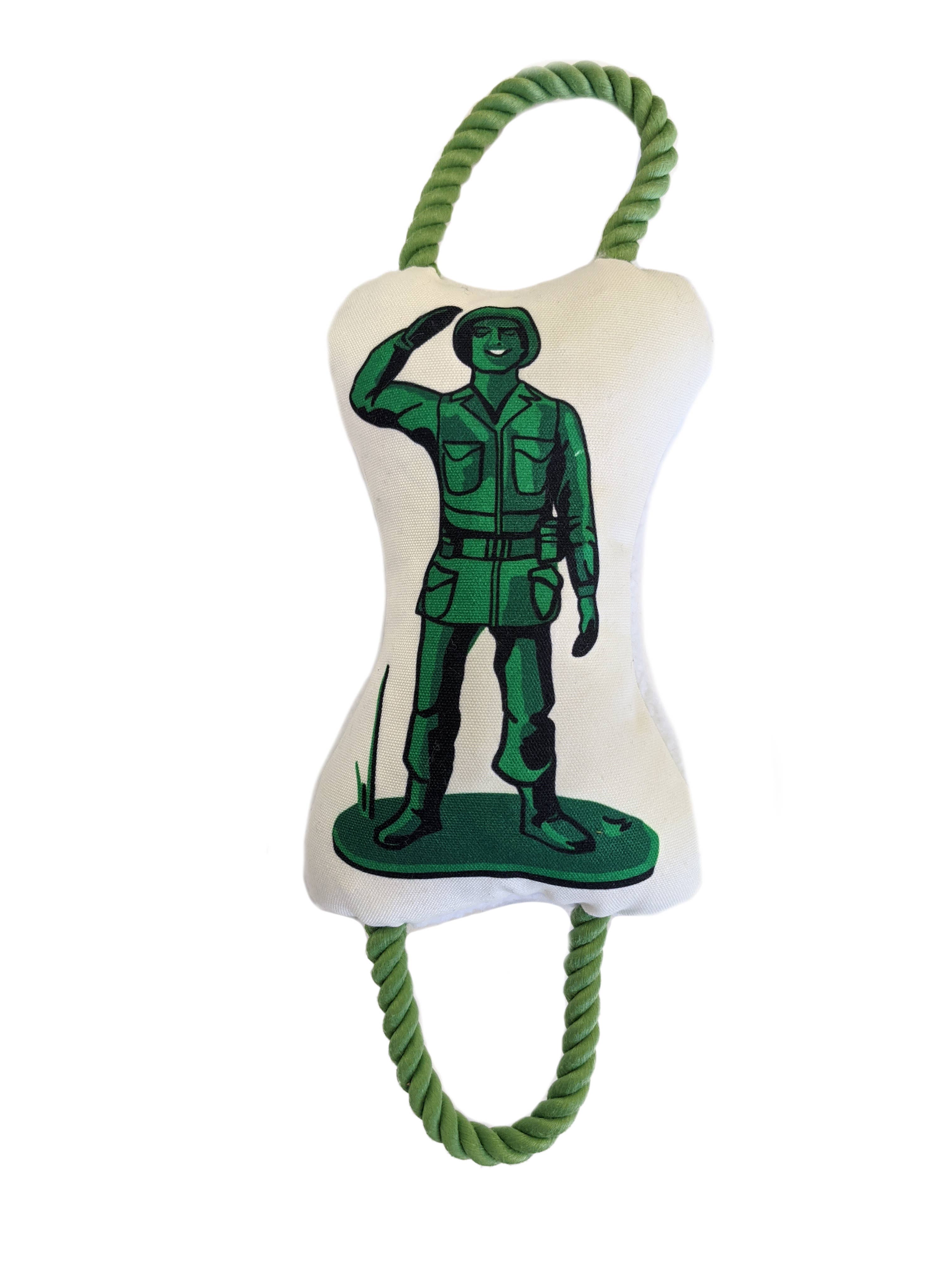 Jojo Modern Pets - Retro Soldier Plush Dog and Puppy Toy