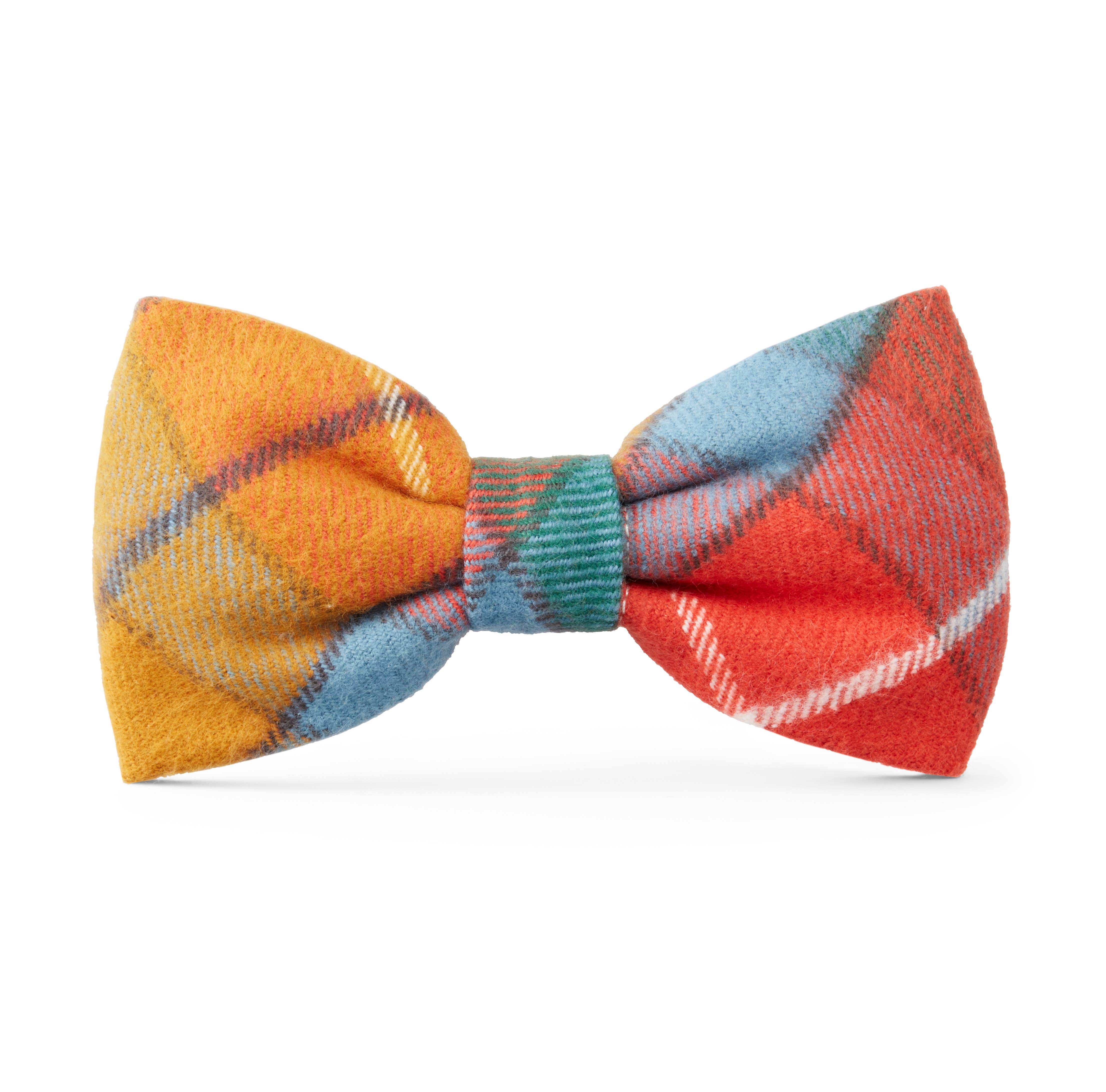 The Foggy Dog - Buchanan Plaid Fall Dog Bow Tie