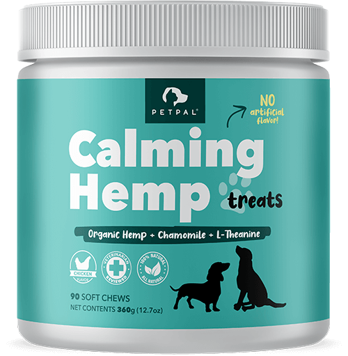 Petpal - Calming Hemp Soft Chew Treats for Dogs - Pet Supplement