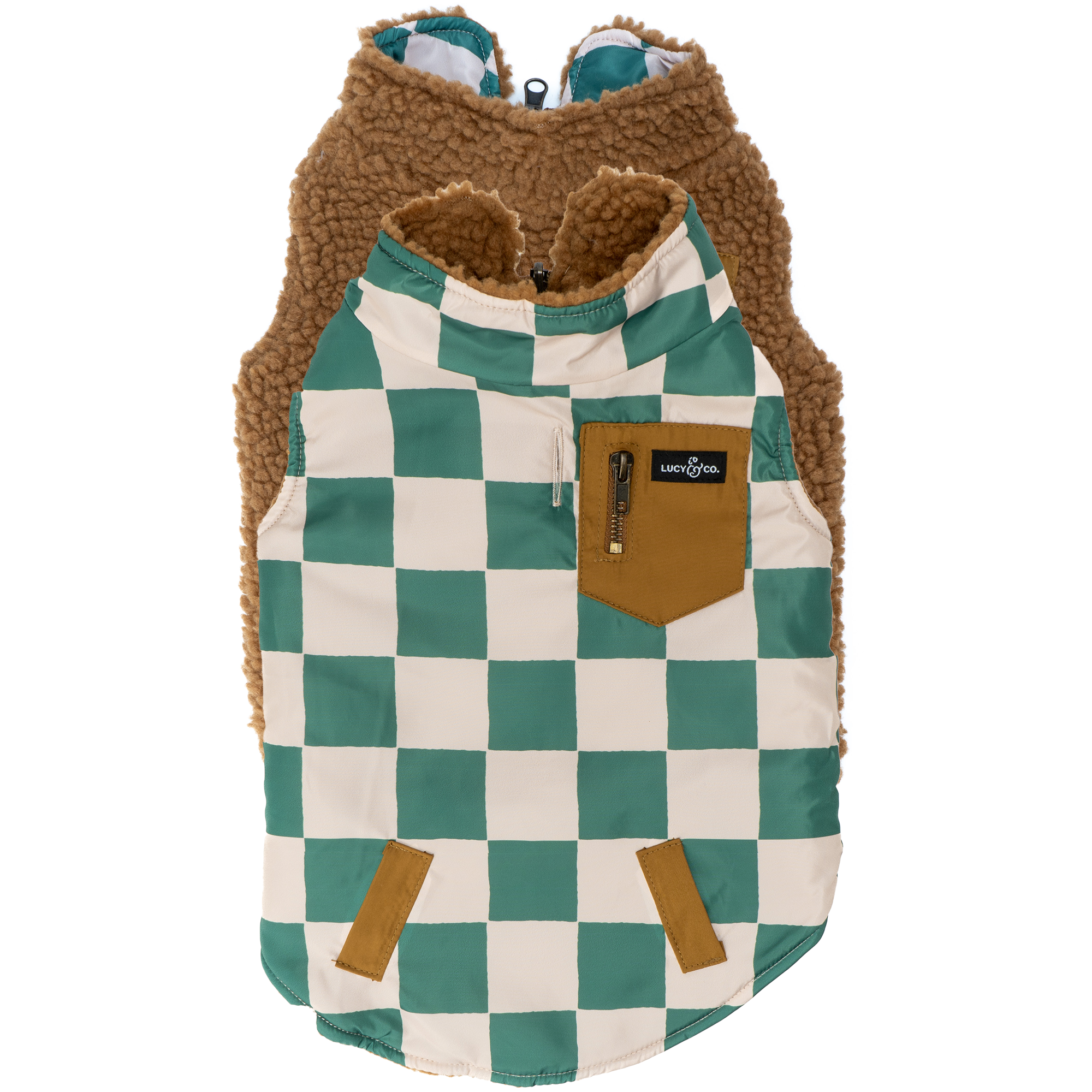 The You're a Square Reversible Teddy Vest: 2XL