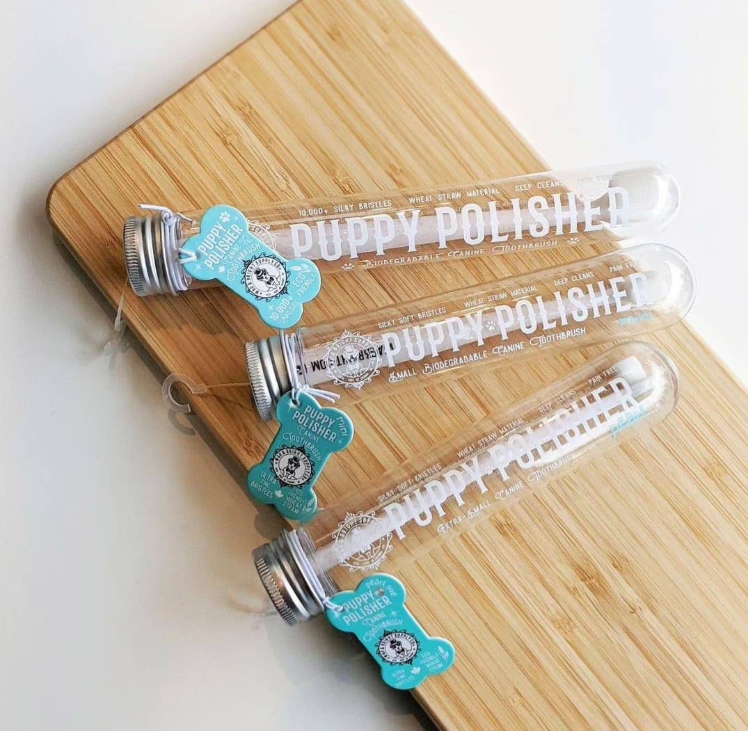 Wag & Bright Supply Co. - Puppy Polisher Eco Toothbrush - (regular size)