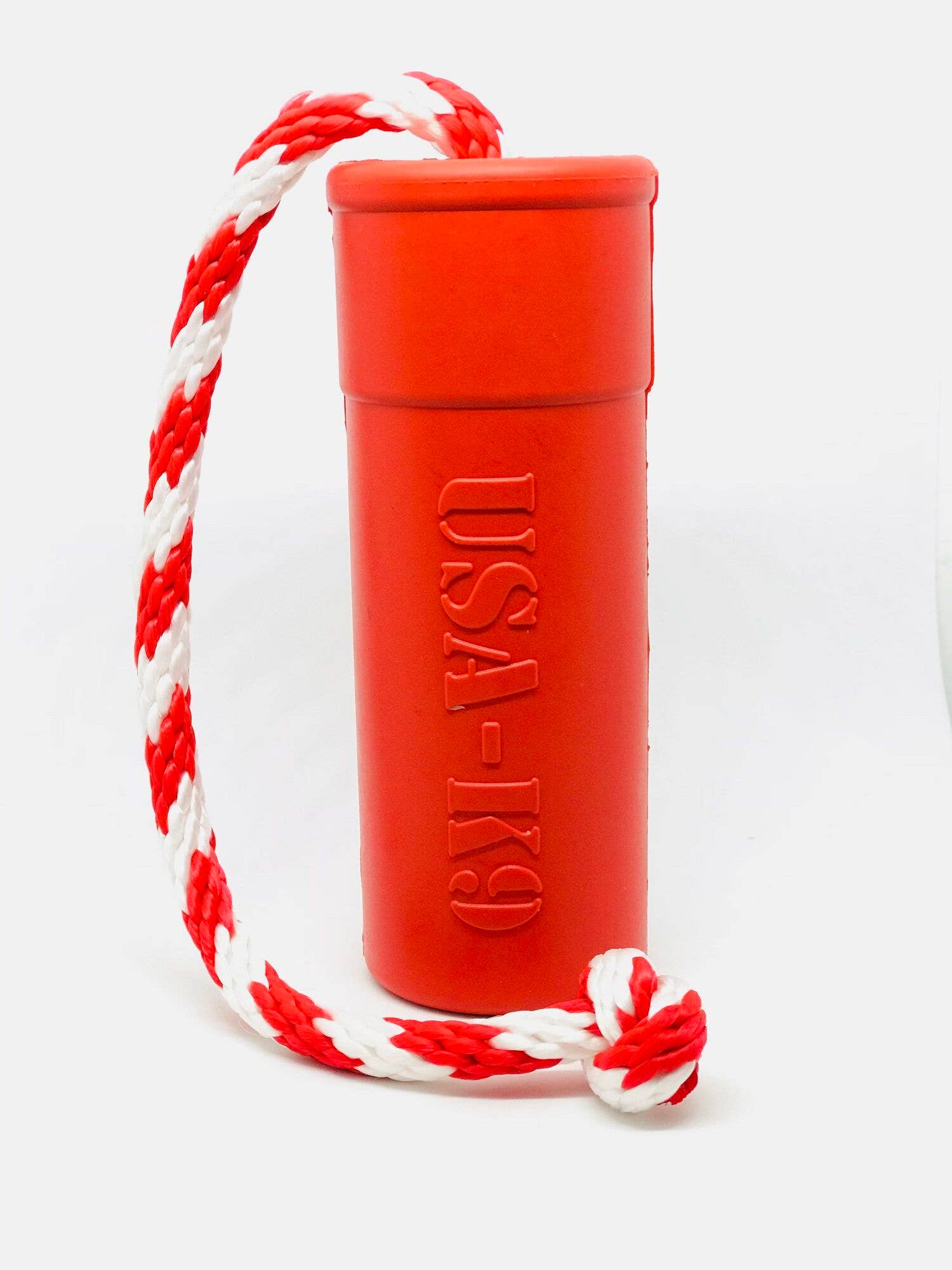 SodaPup - USA-K9 Firecracker Training Dummy - Floating Toy Large -Red
