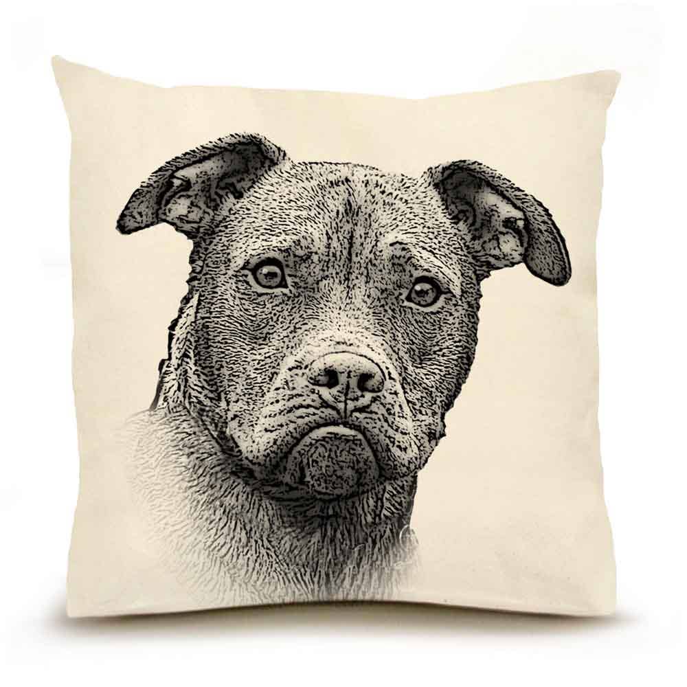 Eric and Christopher - Pitbull Large Pillow