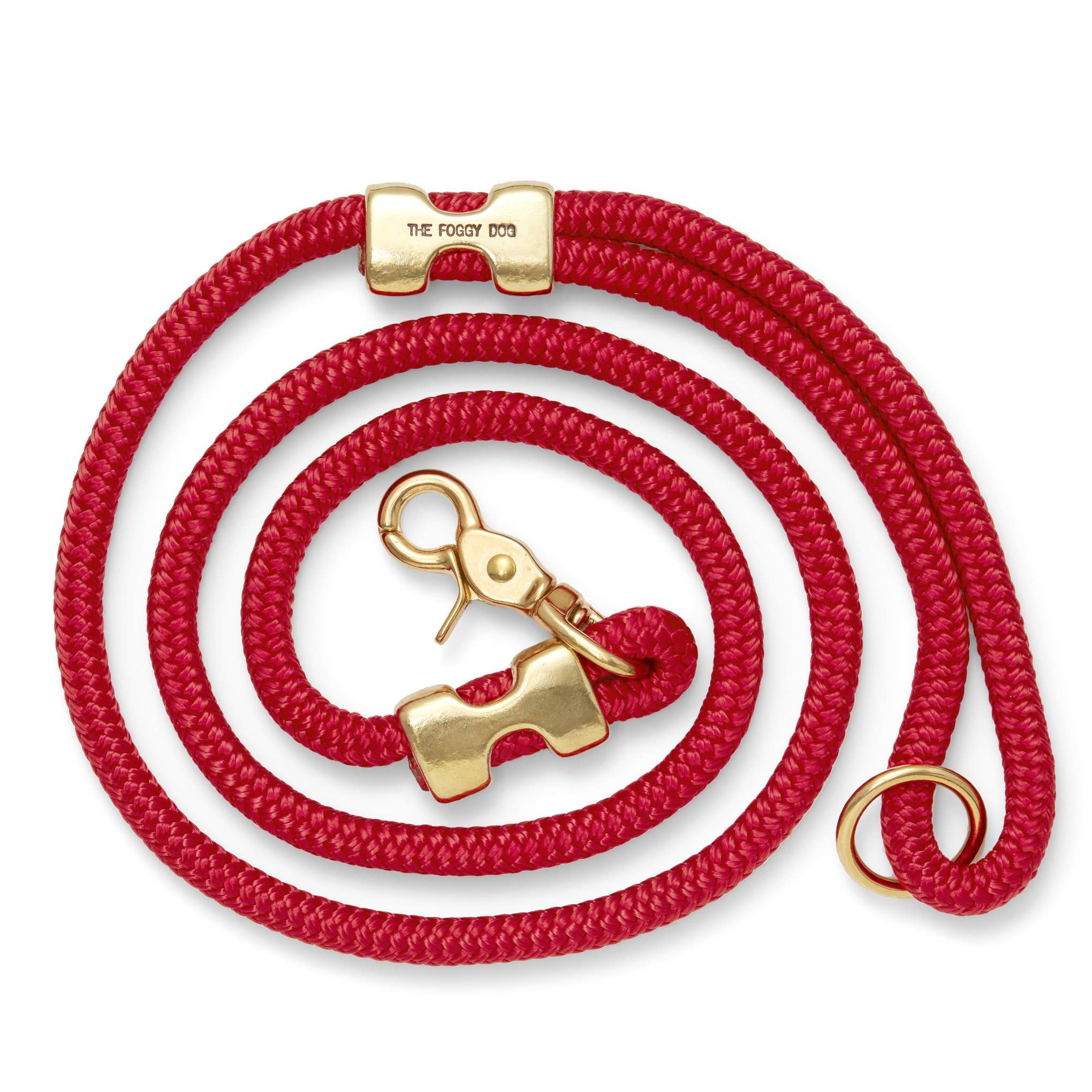 The Foggy Dog - Ruby Valentine's Day Marine Rope Dog Leash