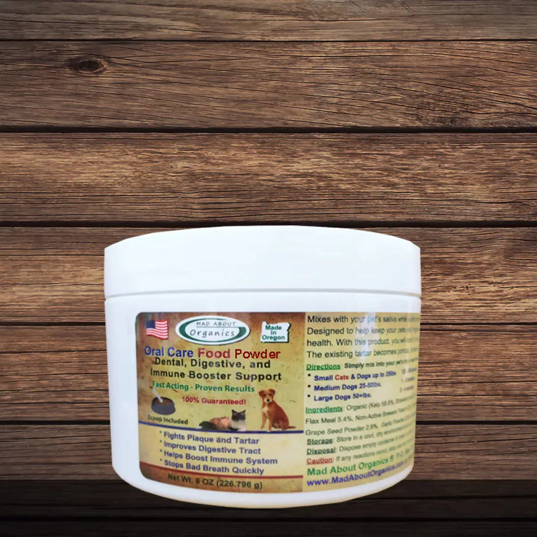 Mad About Organics - Oral Care Powder For Cats Or Dogs