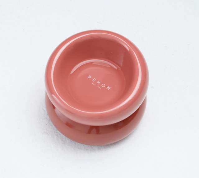PEHOM - Soufflé Pet Bowl - Rose Pink