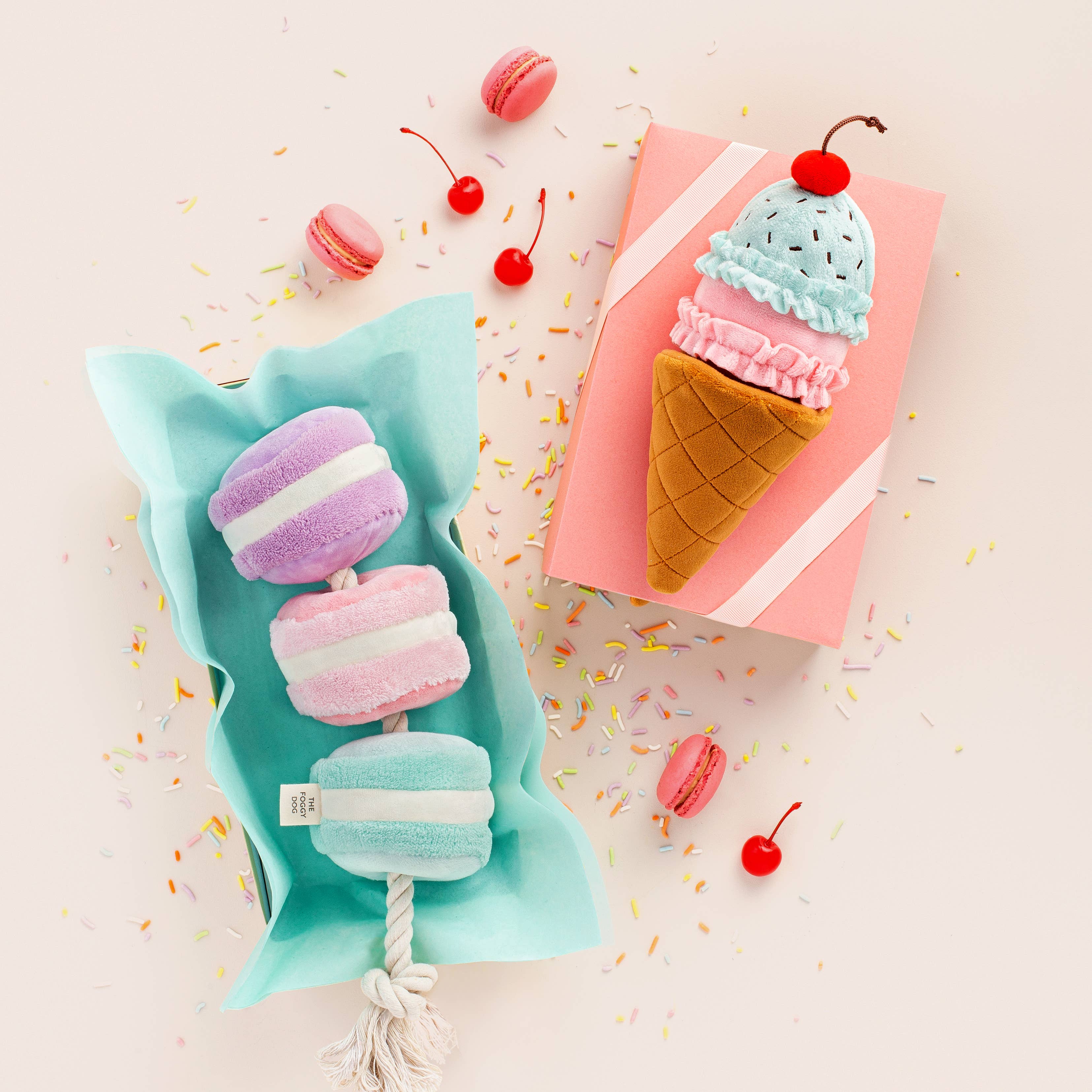 The Foggy Dog - Ice Cream Interactive Snuffle Valentine's Day Dog Toy