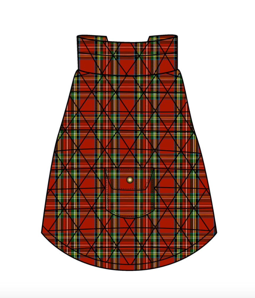 The Foggy Dog - Tartan Reversible Dog Jacket