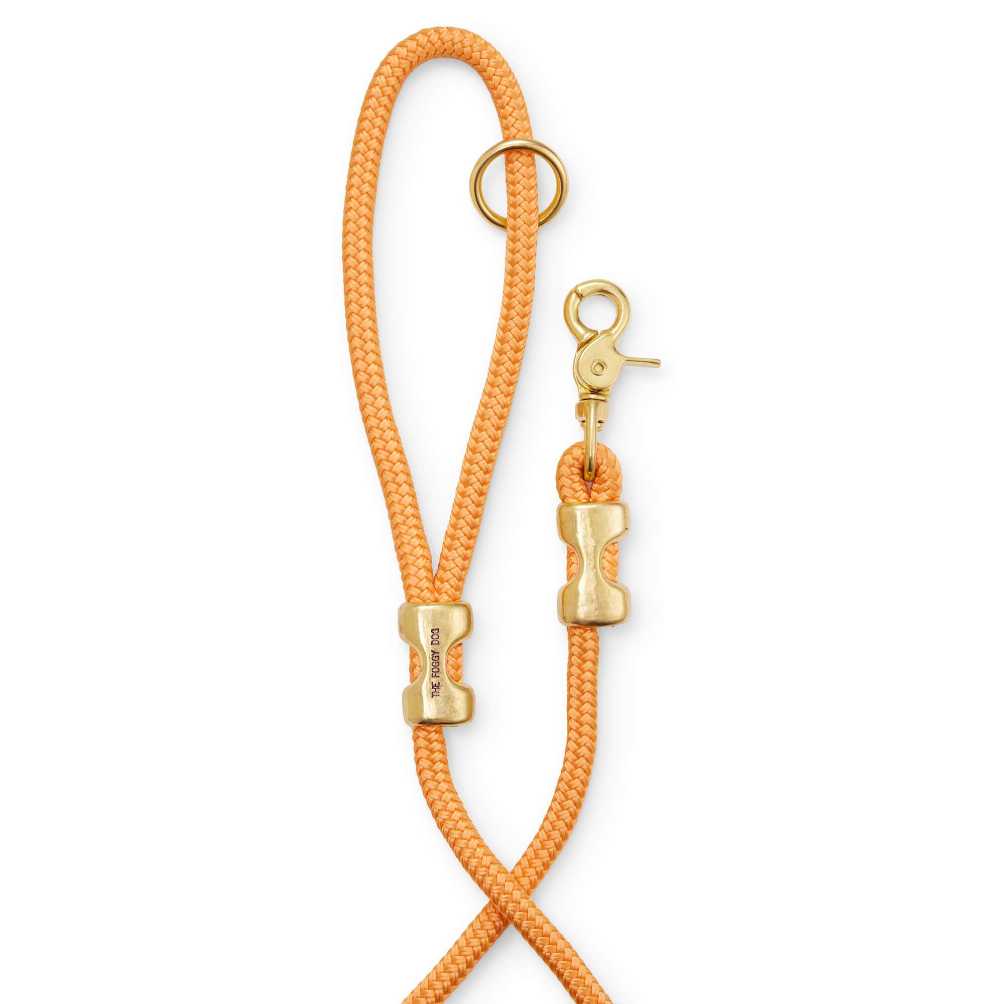 The Foggy Dog - Goldenrod Marine Rope Dog Leash