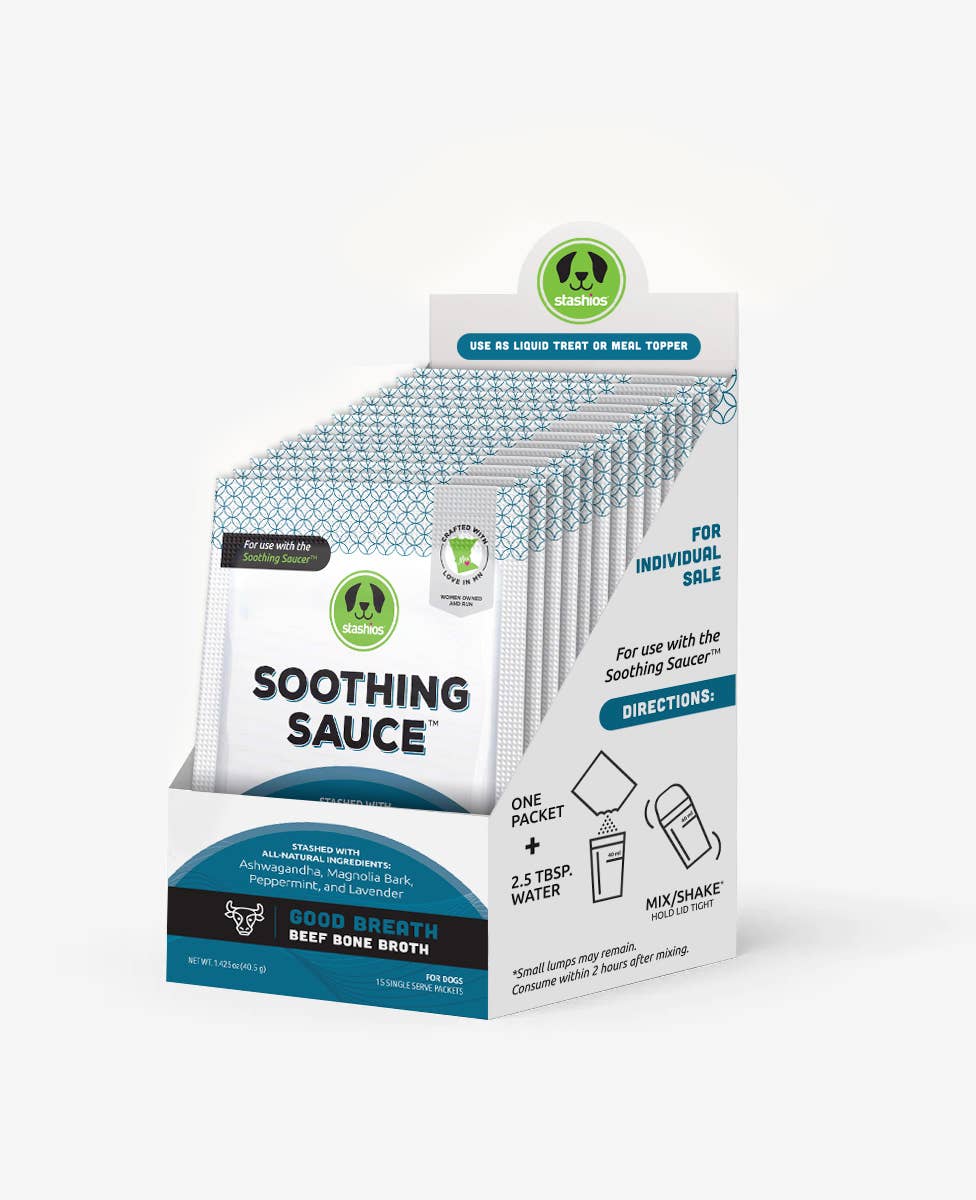 Stashios - Soothing Sauce™, Beef/Good Breath, PDQ (15ct)