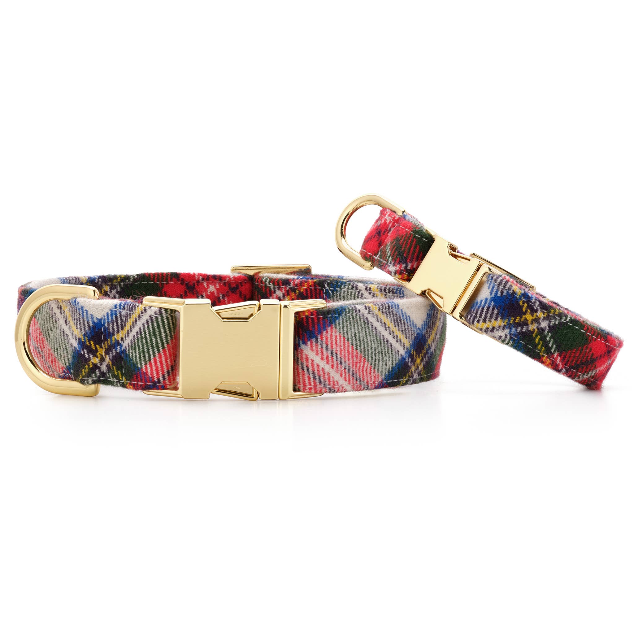 Regent Plaid Flannel Holiday Dog Collar