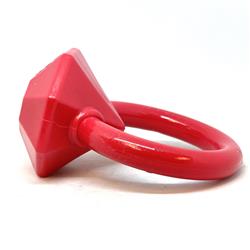 Diamond Ring Durable Teething Ring for Puppies and Aggressive Chewers