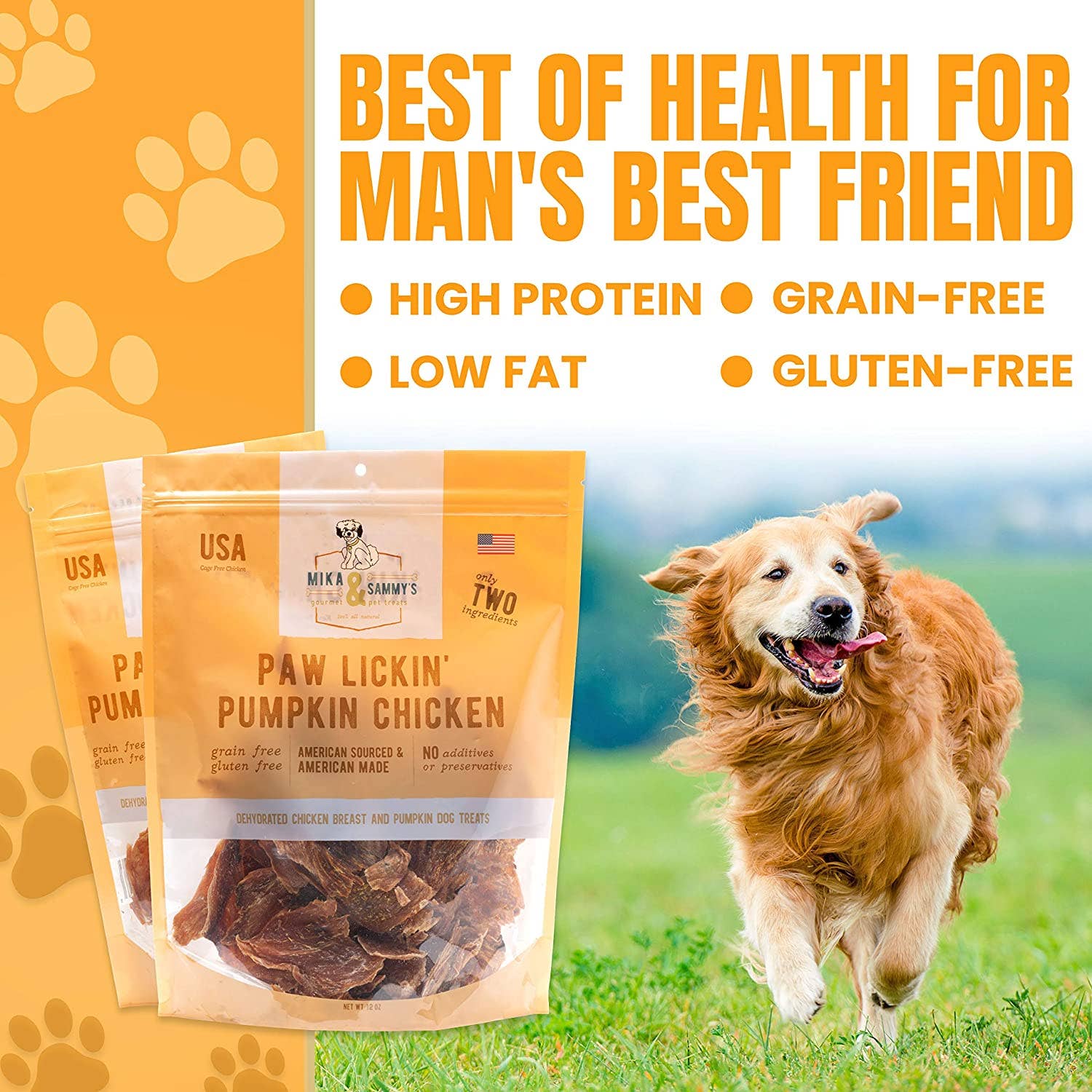 Mika and Sammy's Gourmet Pet Treats - Paw Lickin' Pumpkin Chicken