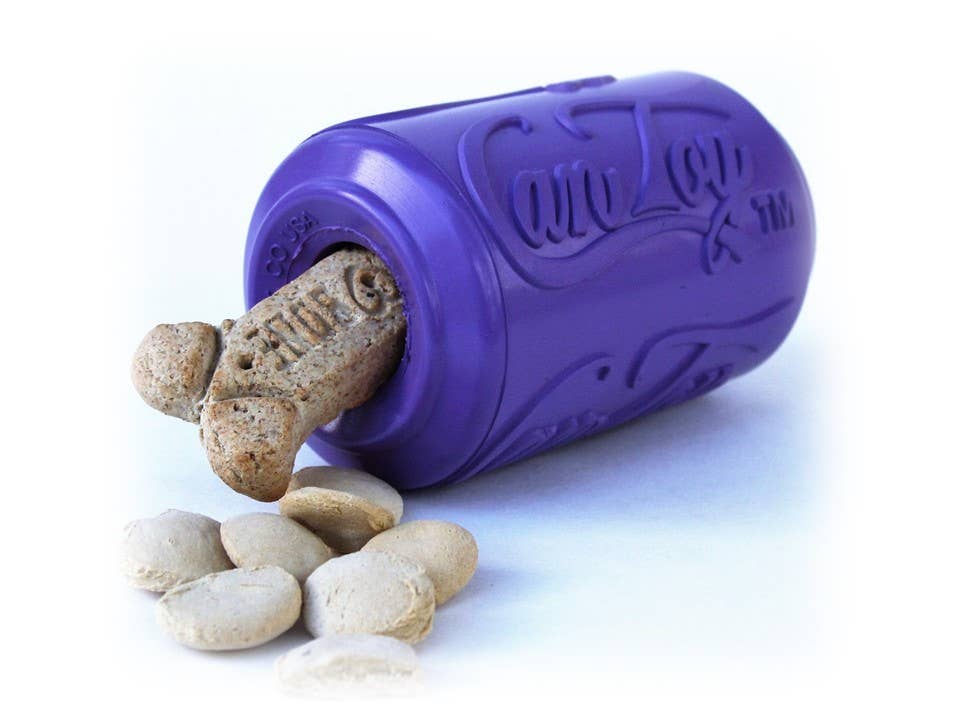 SodaPup - SP Can Toy - Chew Toy - Treat Dispenser-Purple