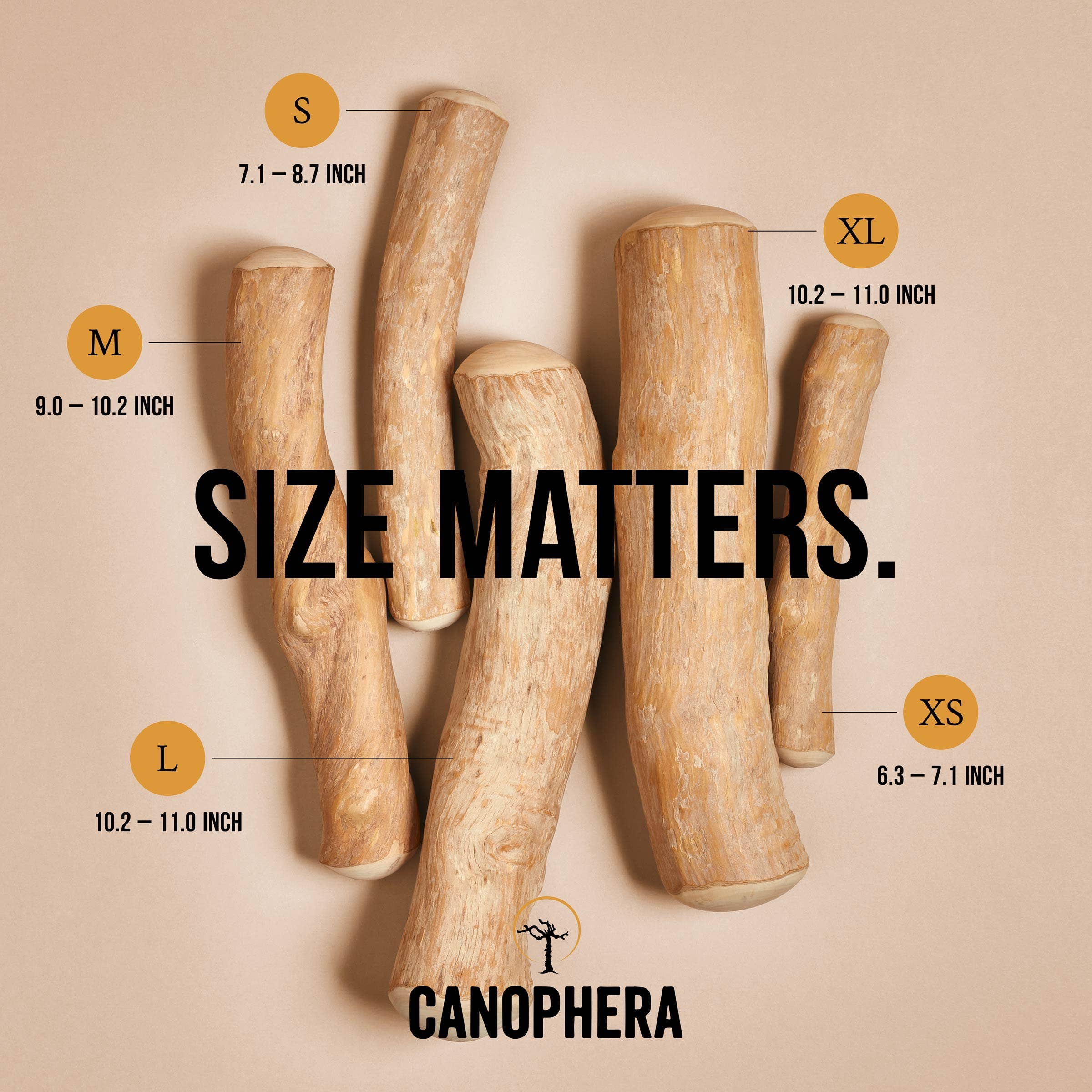 CANOPHERA LLC - Dog Chew Stick Made of Coffee Wood