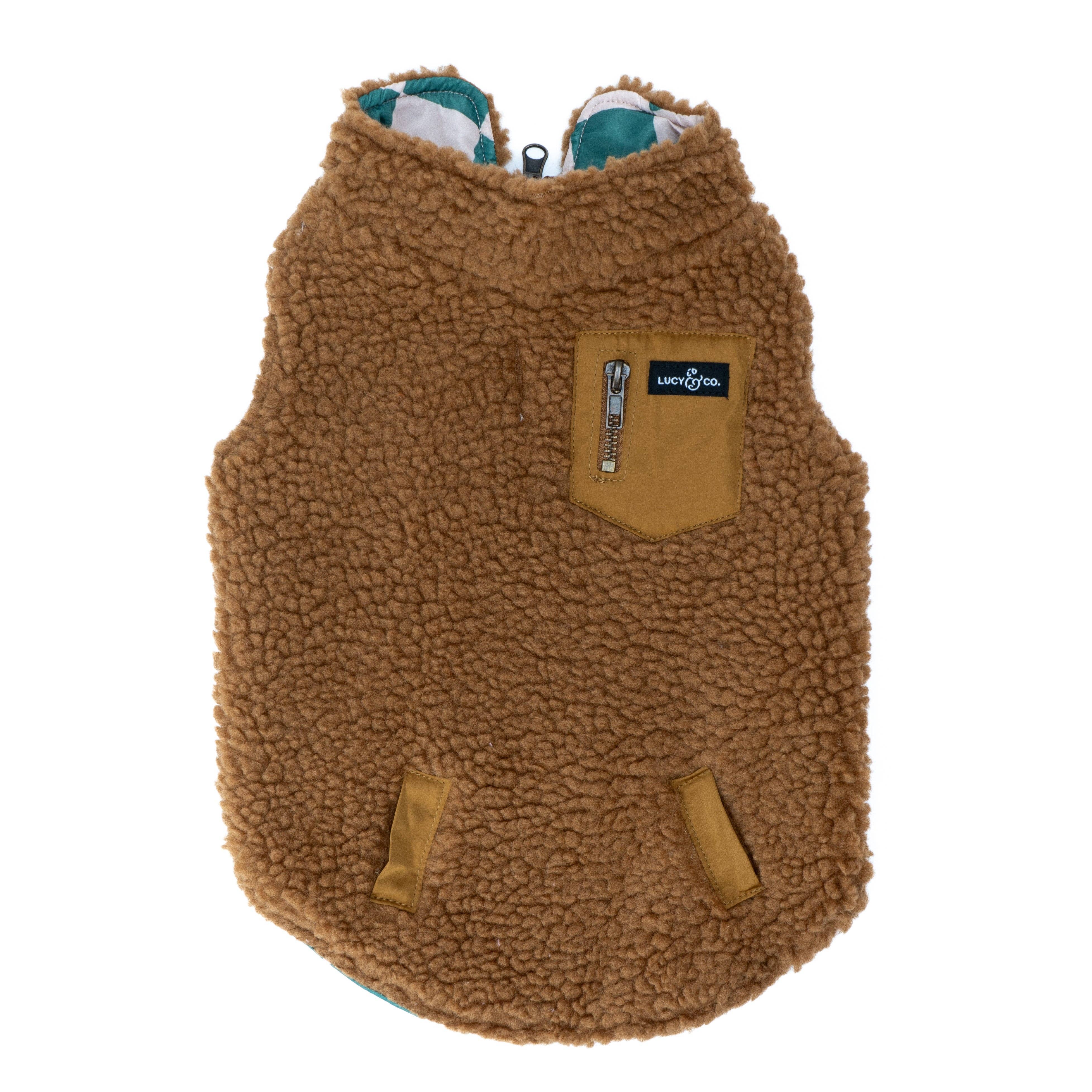 The You're a Square Reversible Teddy Vest: Large