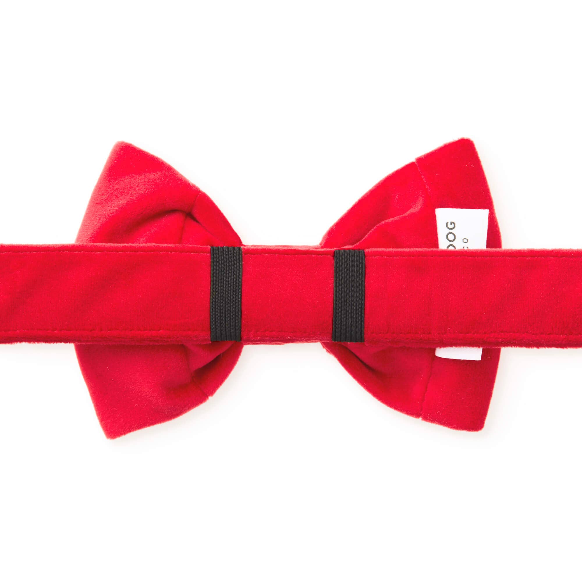 The Foggy Dog - Cranberry Velvet Valentine's Day Dog Bow Tie