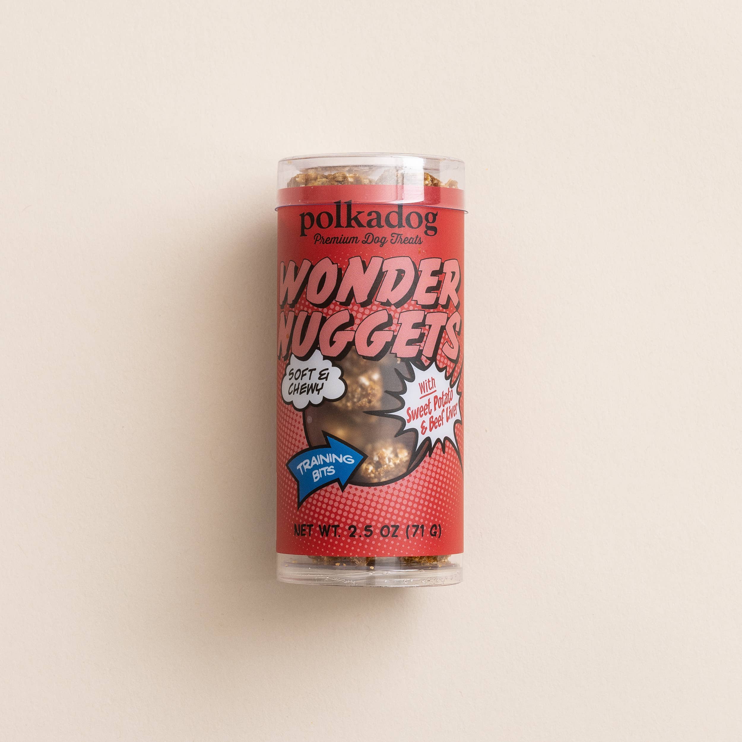 Polkadog - Mini Tube: Wonder Nuggets, Sweet Potato & Beef - 2.5oz