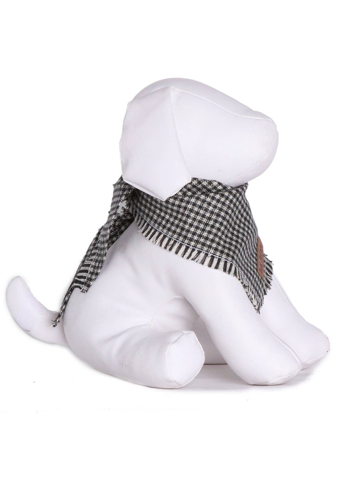 Tail Trends - Grey Plaid Frayed