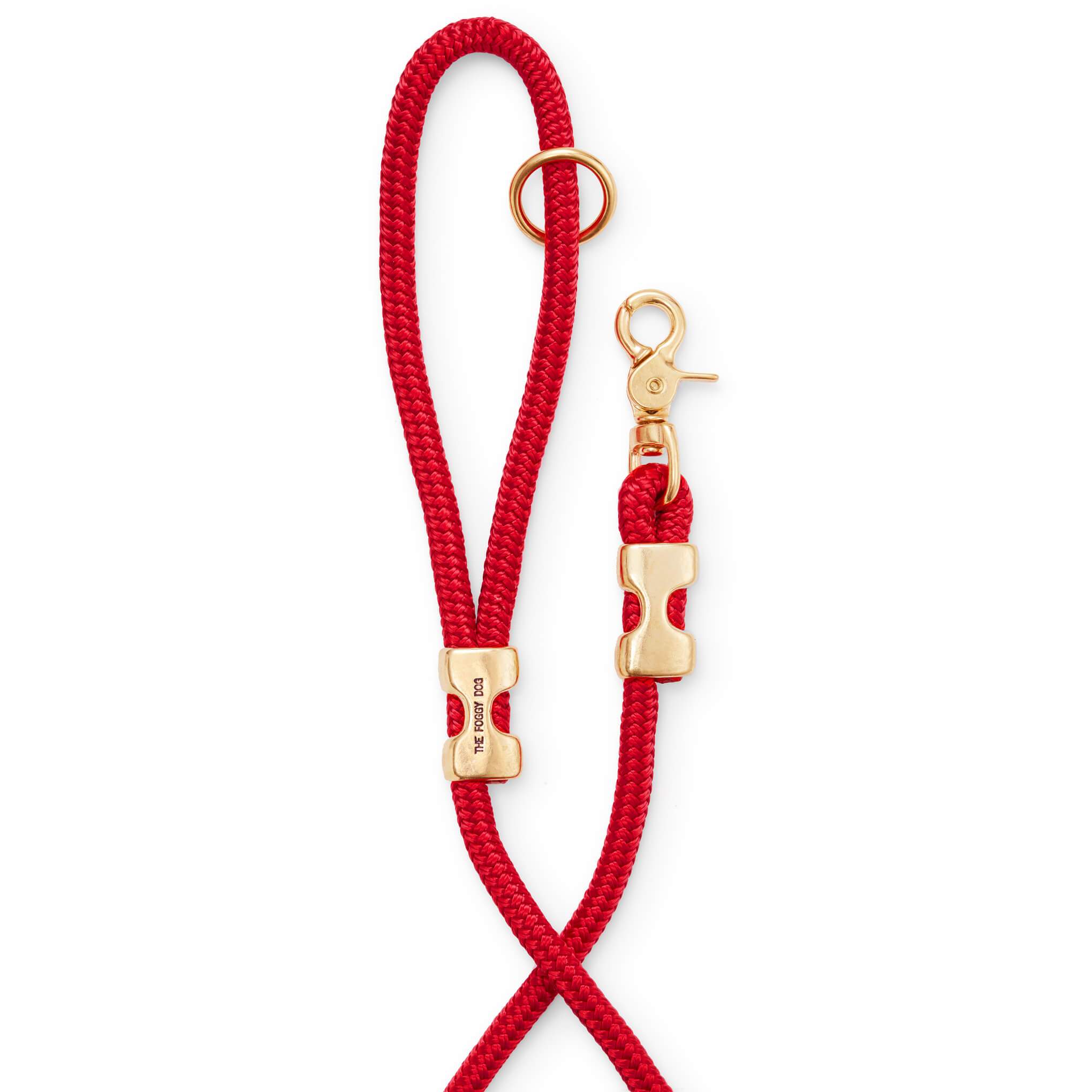 The Foggy Dog - Ruby Valentine's Day Marine Rope Dog Leash