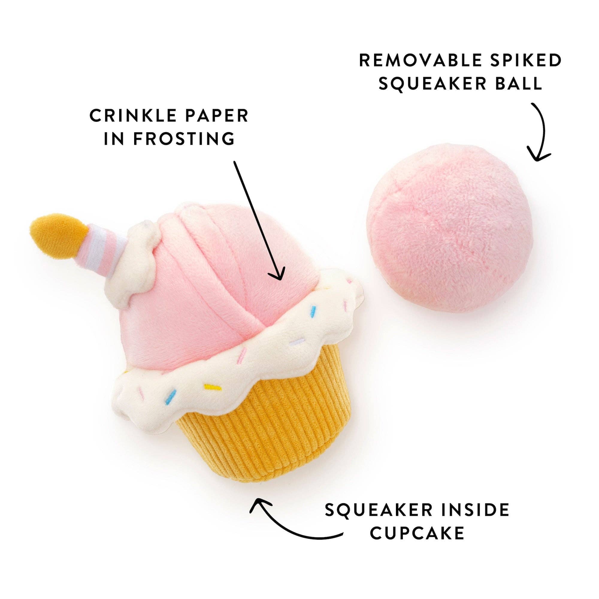 The Foggy Dog - Cupcake Valentine's Day Interactive Snuffle Dog Toy