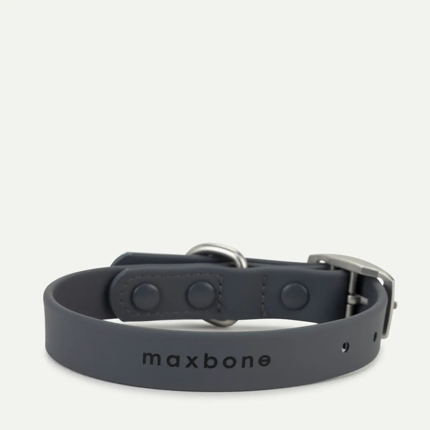 maxbone - Hazel Dog Collar - CHARCOAL