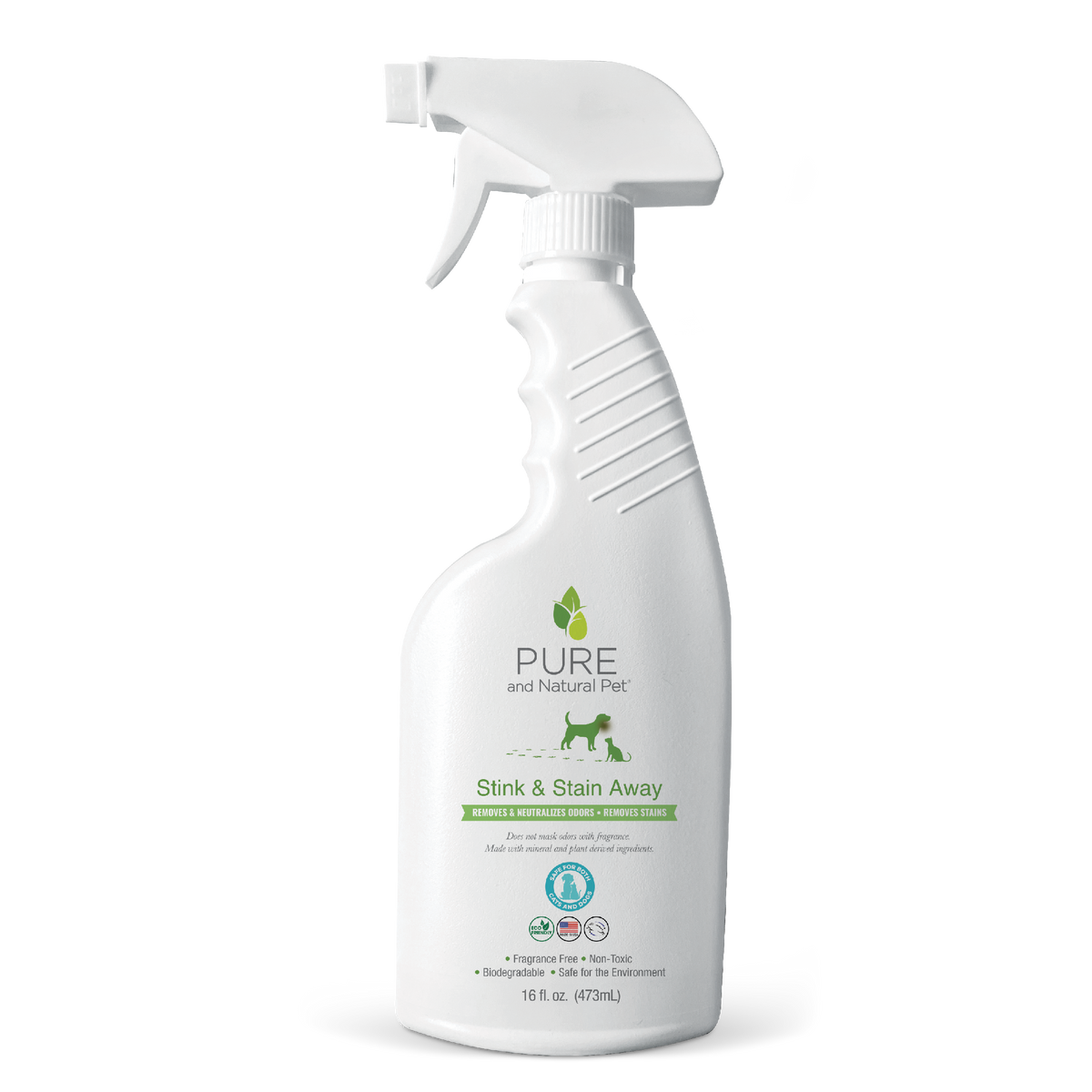 Pure and Natural Pet - Stink & Stain Away Spray - Pet Odor Remover