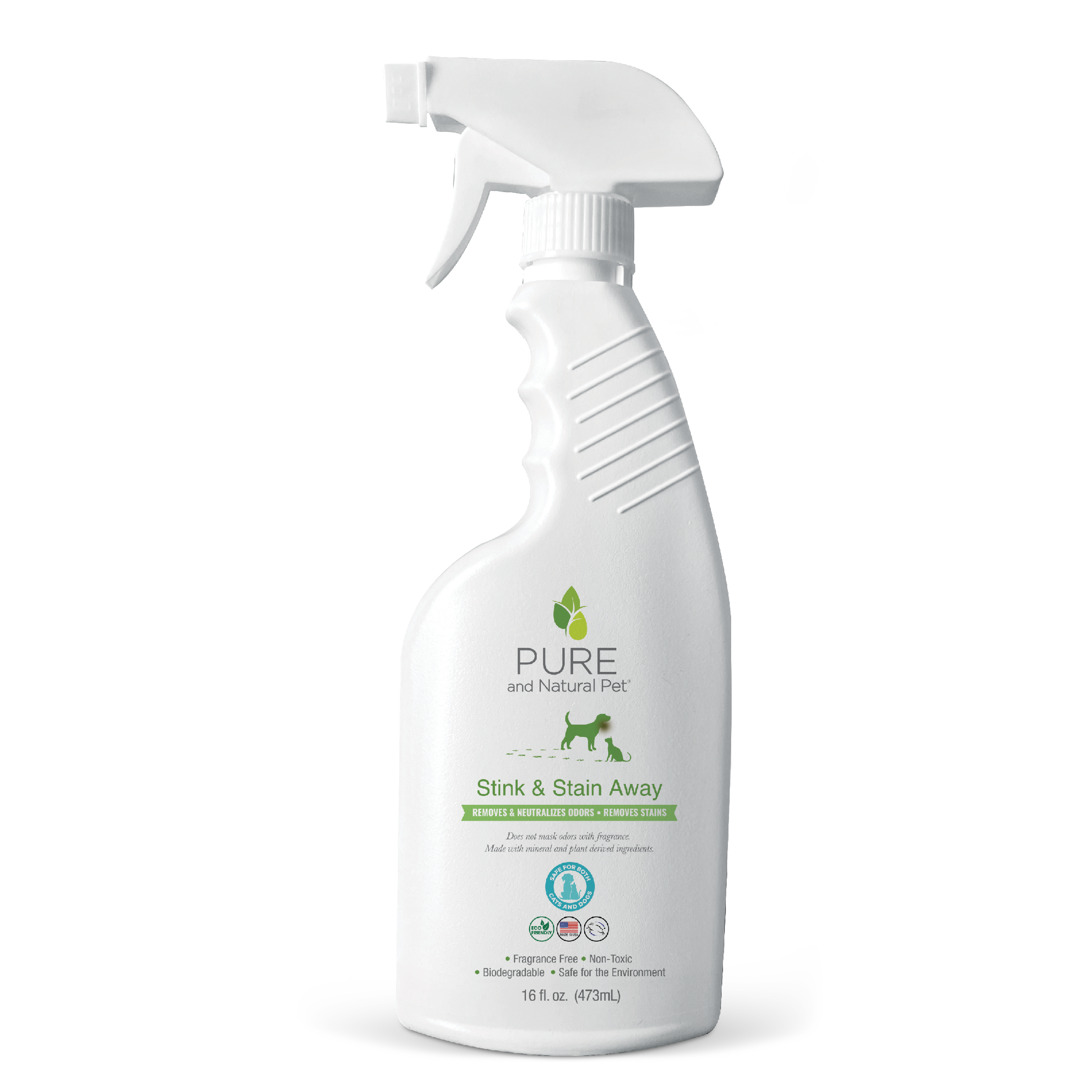 Pure and Natural Pet - Stink & Stain Away Spray - Pet Odor Remover