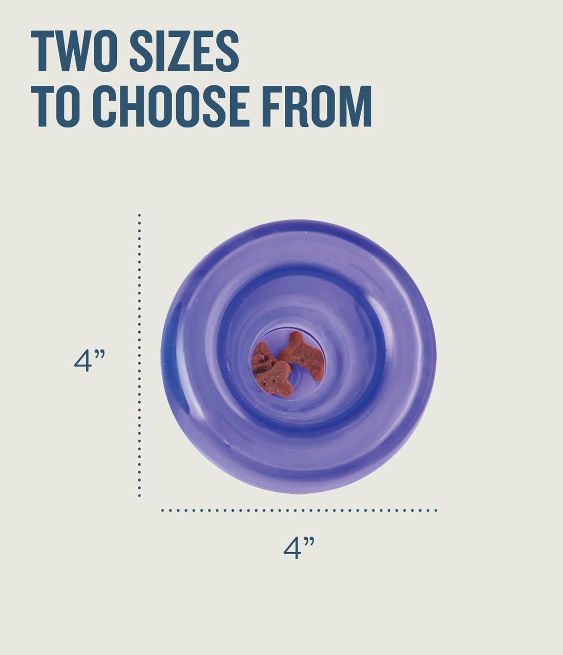 Pet Palette Distribution - Planet Dog Orbee-Tuff Lil Snoop Treat-Dispensing Toy Purple