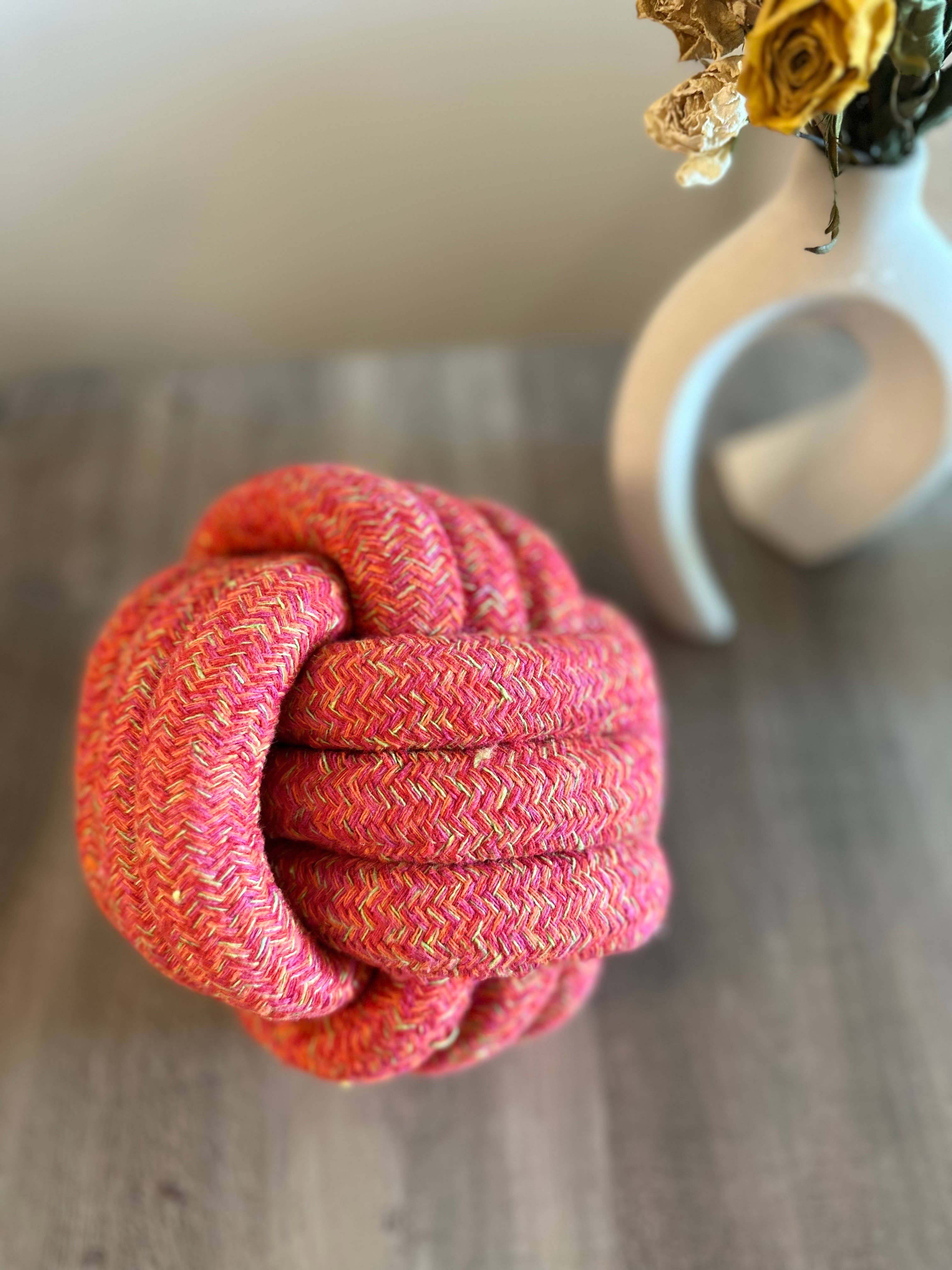 Handmade Jumbo Rope Ball, Sustainable Dog Rope Toys, Unique