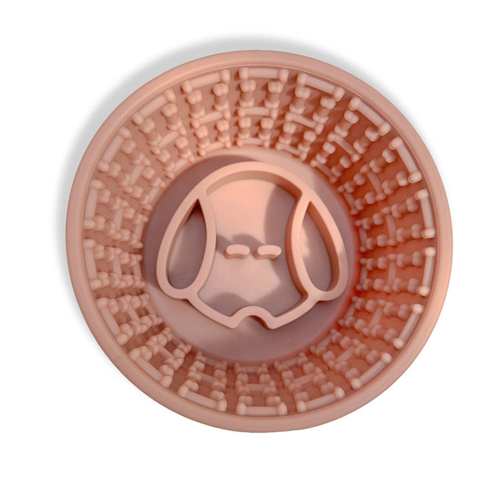 Spot N Knot - Cup Silicone Slow Feeder Dog Bowl with Suction Cup Base 