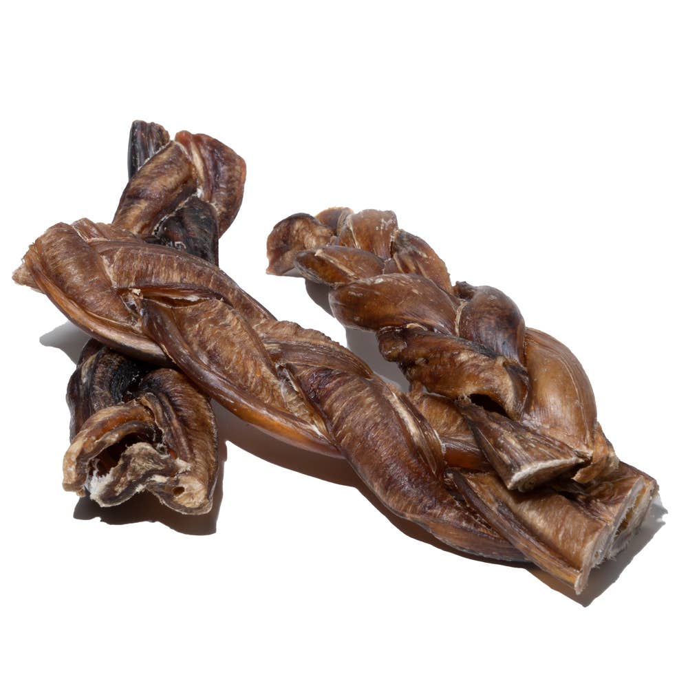 Mika and Sammy's Gourmet Pet Treats - Braided Bully Sticks