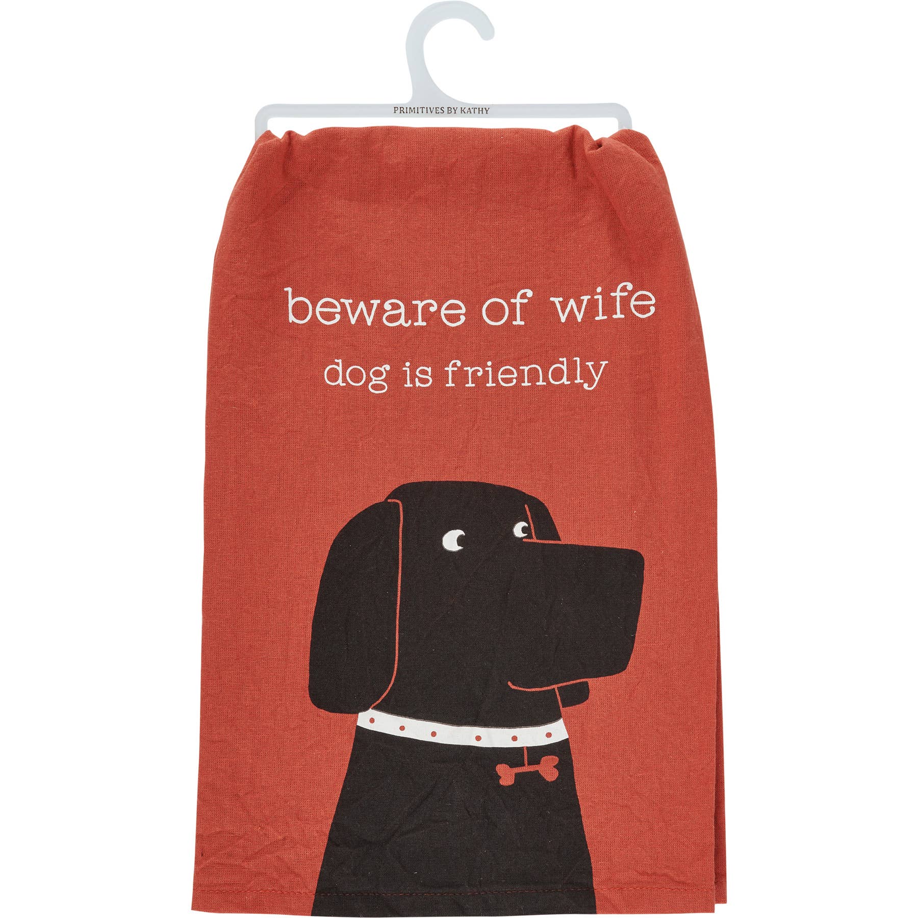 Primitives by Kathy - Dog Is Friendly Kitchen Towel