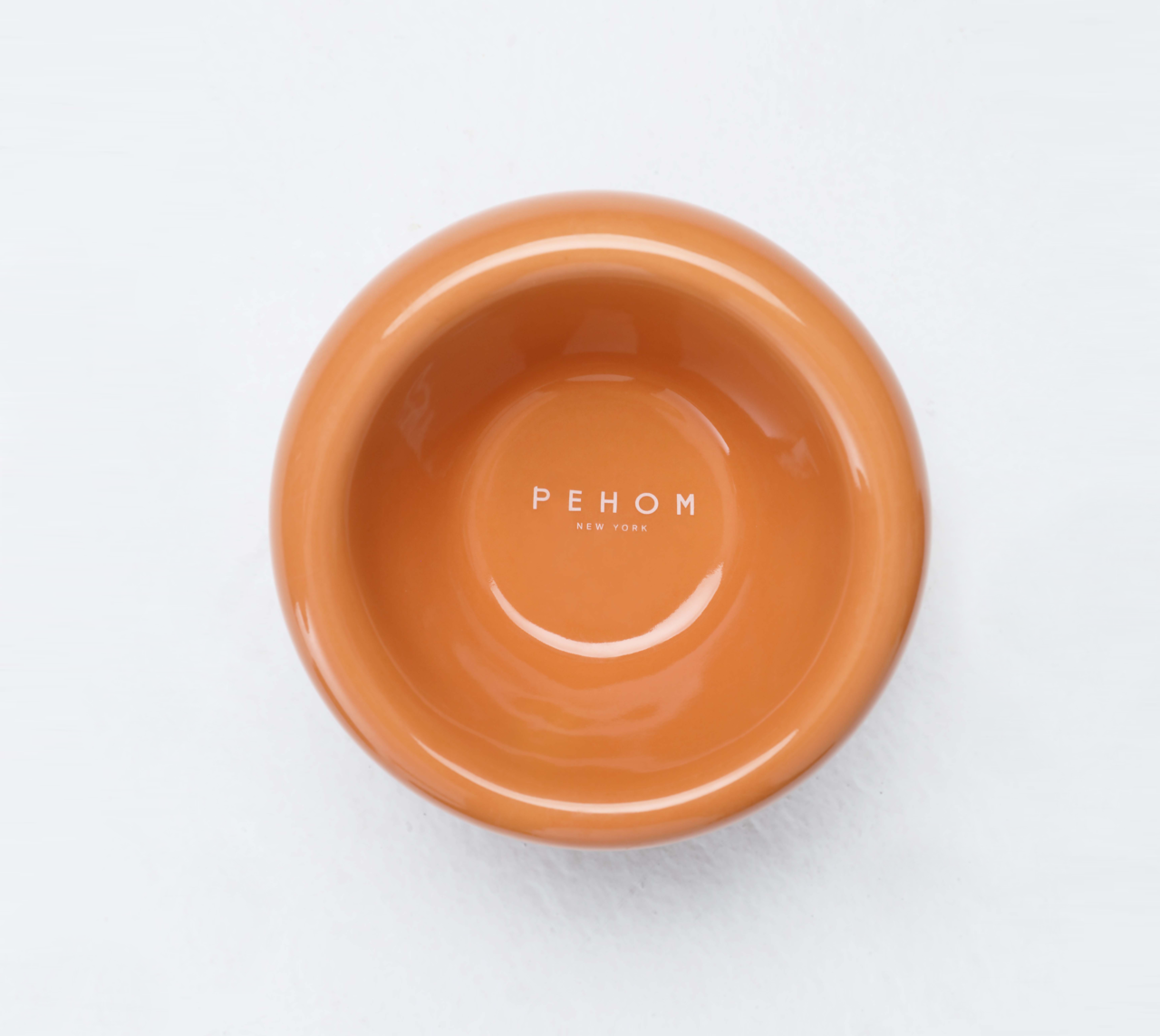 PEHOM - Soufflé Pet Bowl - Amber Orange