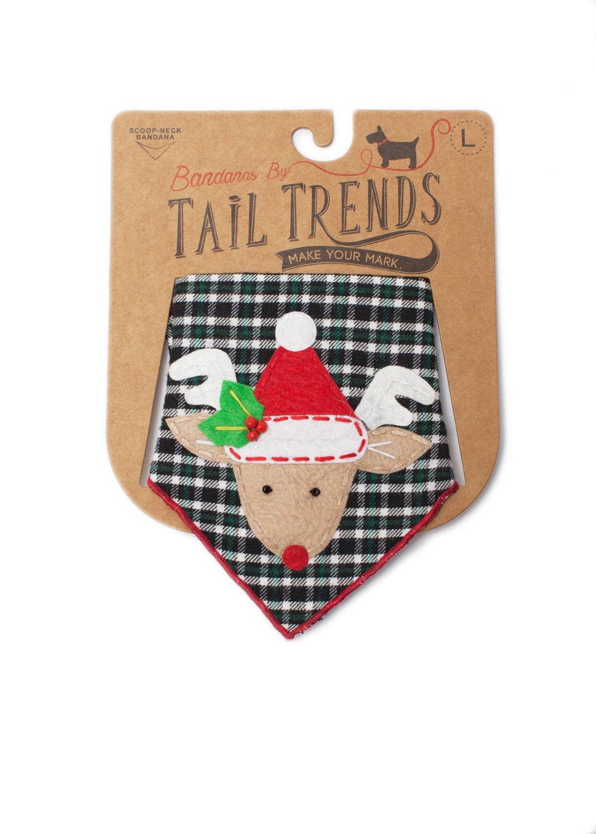 Tail Trends - Red Nosed Reindeer Hat