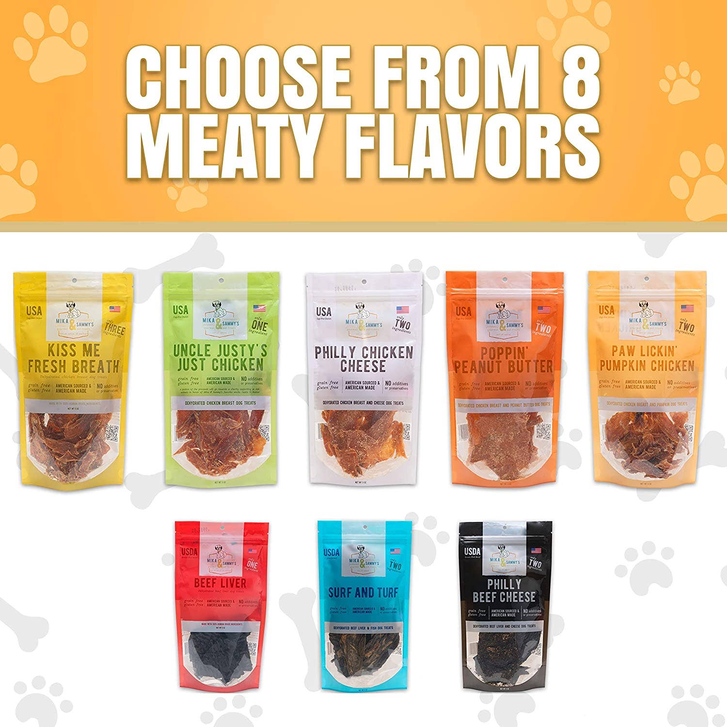 Mika and Sammy's Gourmet Pet Treats - Paw Lickin' Pumpkin Chicken