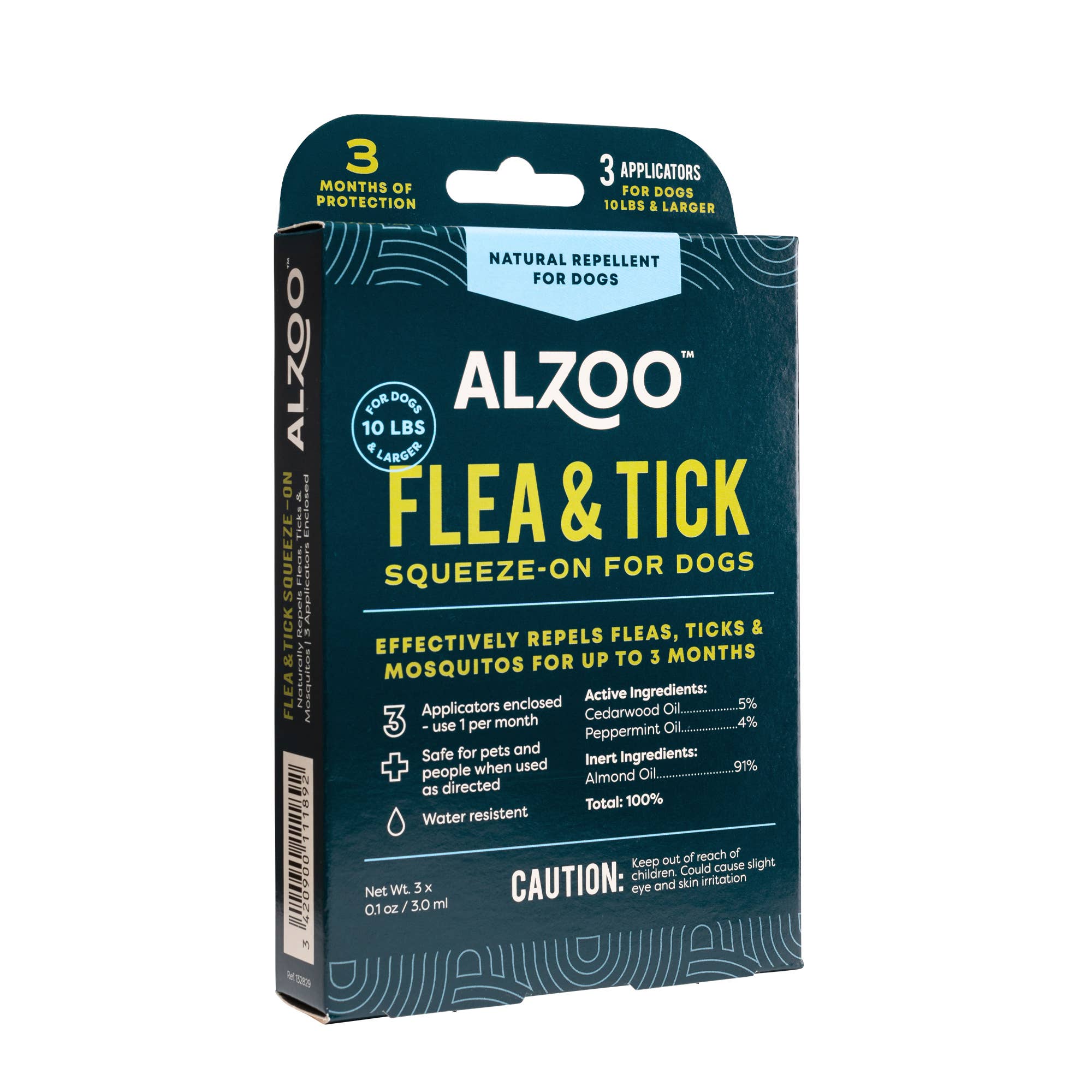 ALZOO - ALZOO™ Plant-Based Flea & Tick Repellent Squeeze-On for Dogs