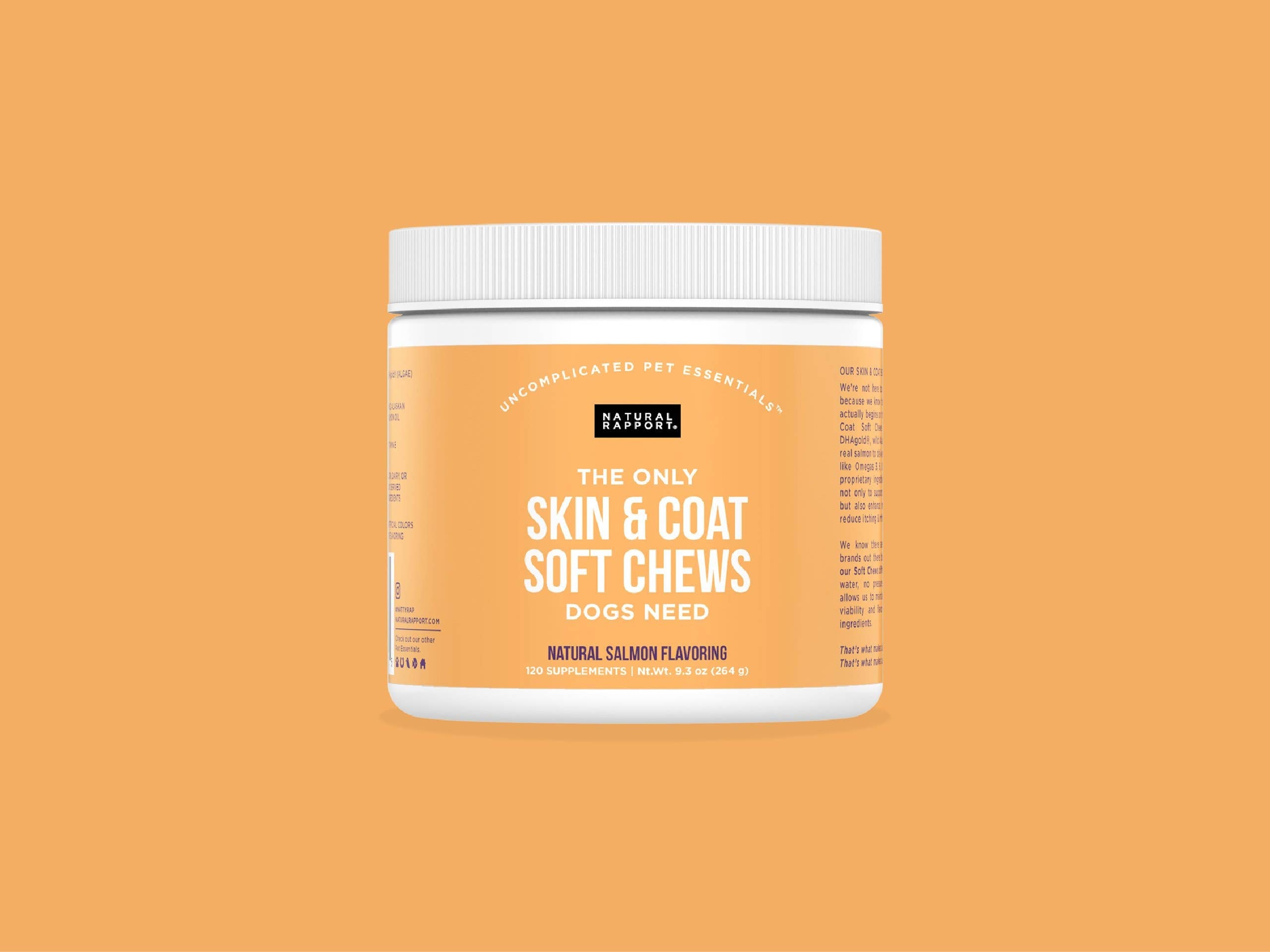 Natural Rapport - The Only Skin & Coat Soft Chews Dogs Need