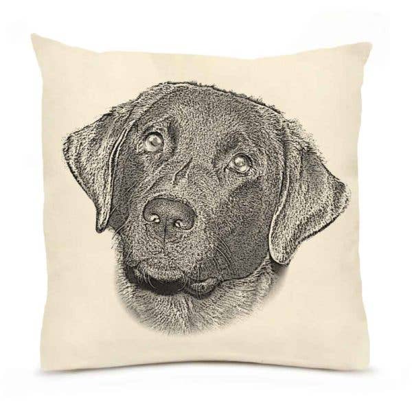 Eric & Christopher Dog-Themed Throw Pillows