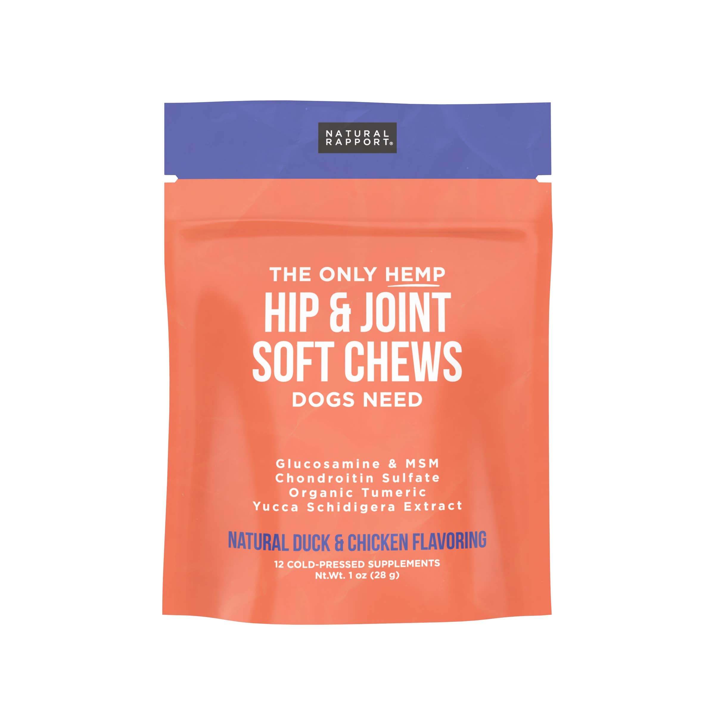 Natural Rapport - The Only Hip & Joint Soft Chews Dogs Need