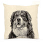 Eric & Christopher - Bernese Mountain Dog Large Pillow