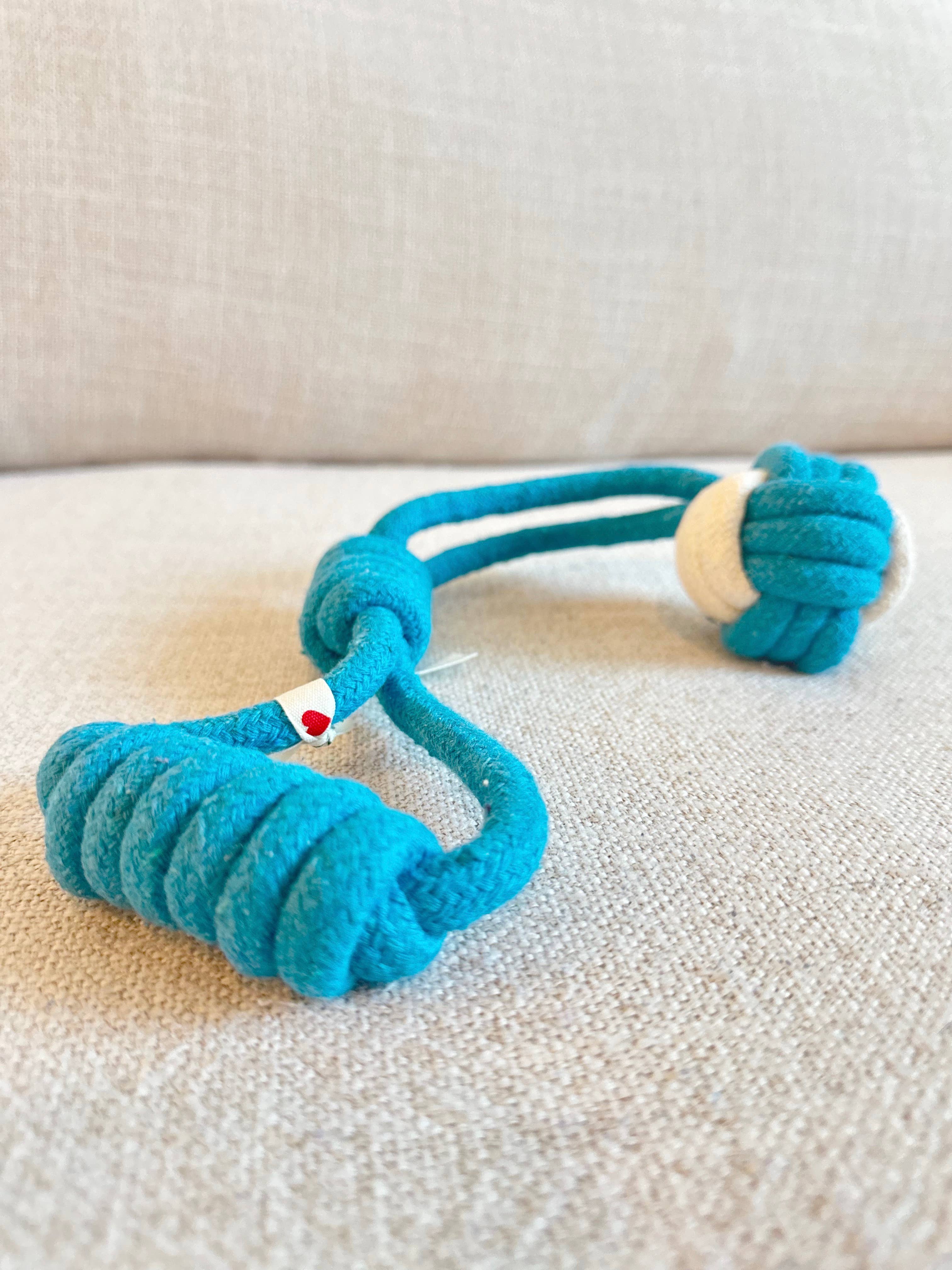 Knotted Rope Tug Dog Toy | Monkey Fist | Sustainable