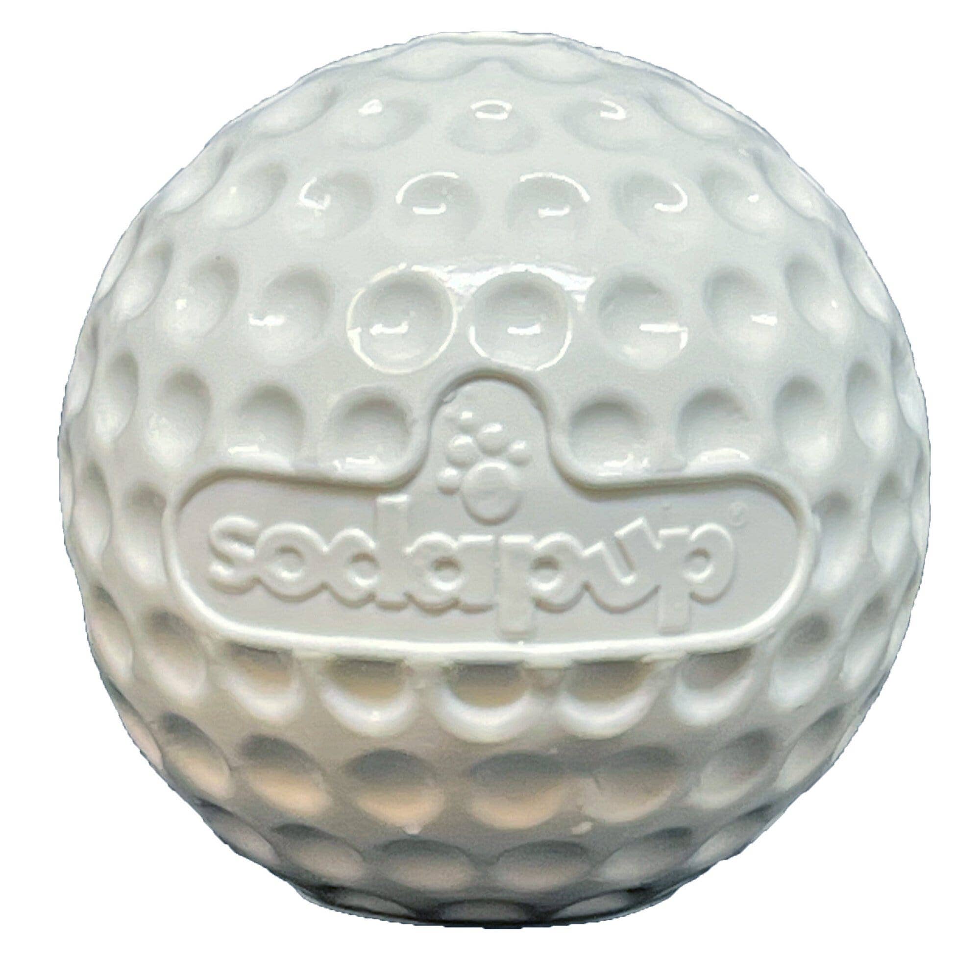 SodaPup - Golf Ball Rubber Treat Dispenser & Enrichment Toy