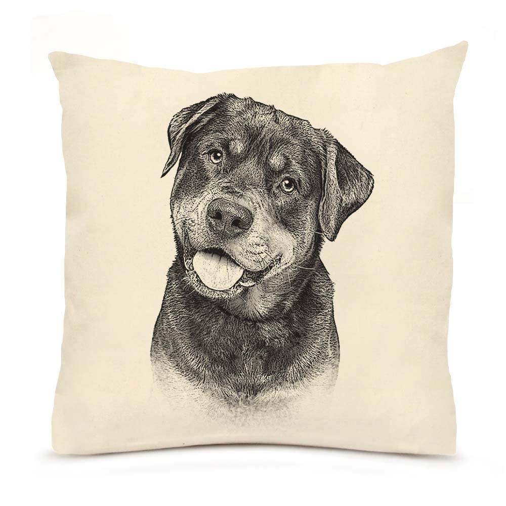 Eric & Christopher Dog-Themed Throw Pillows