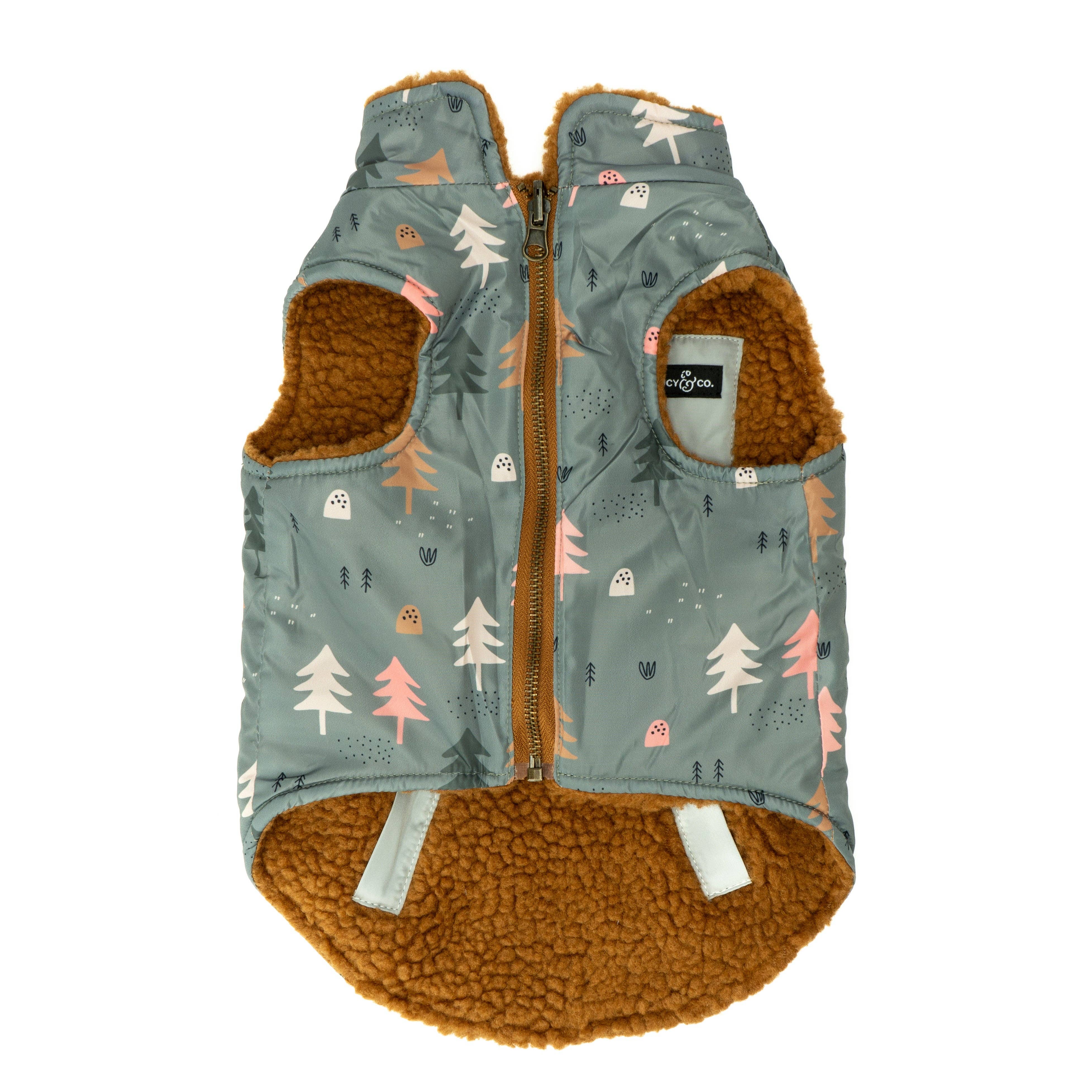 The Take a Hike Reversible Teddy Vest: 2XL